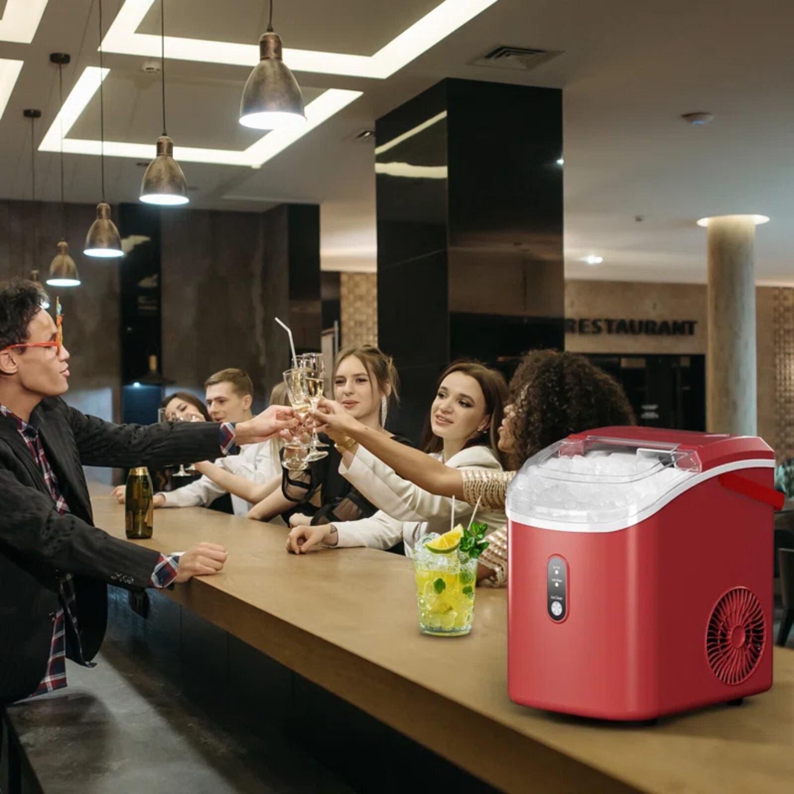 Antarctic Star Z5815NH-RED Commercial-Ice-Makers - View #4