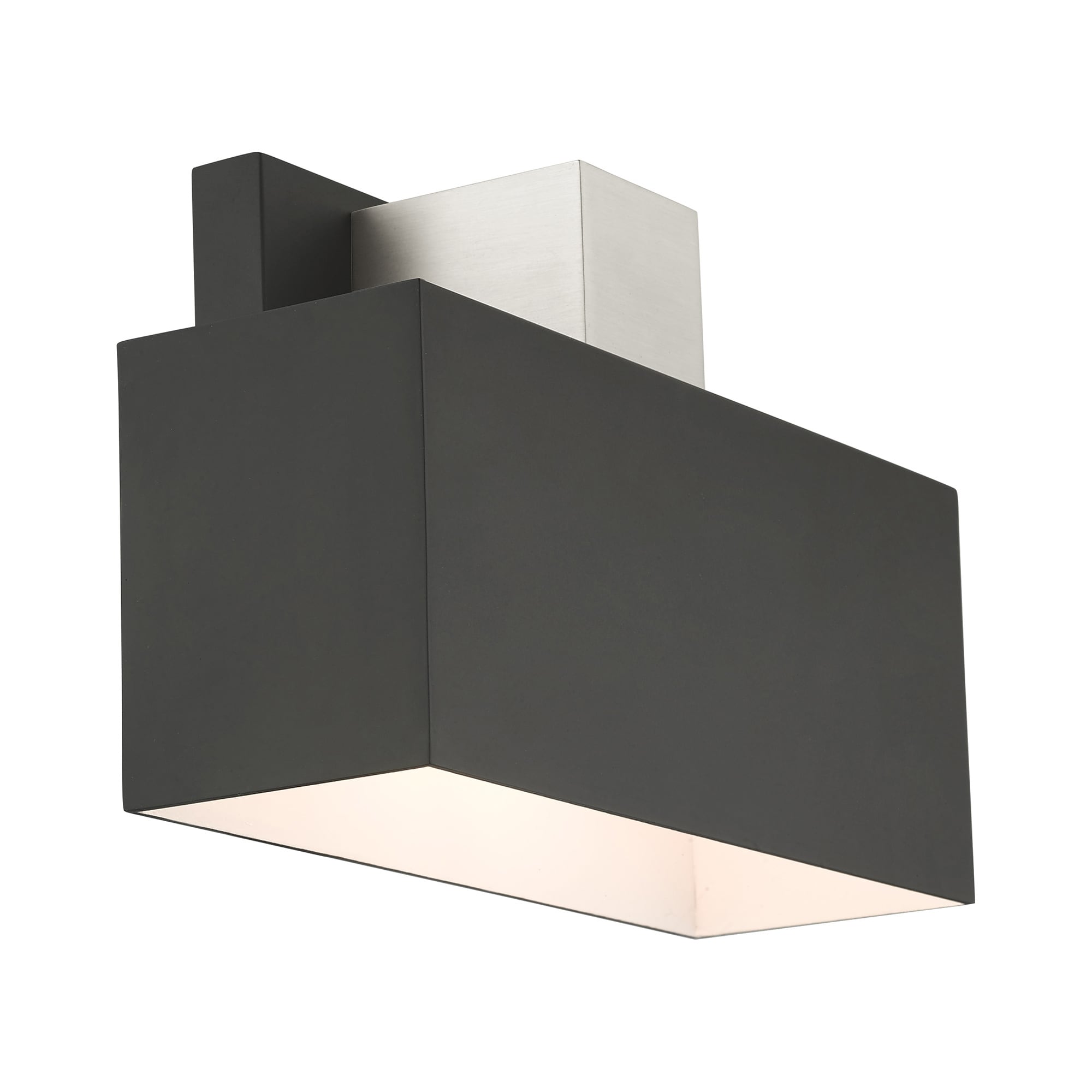 Lynx Minimalist Black Brass Outdoor ADA Wall Sconce