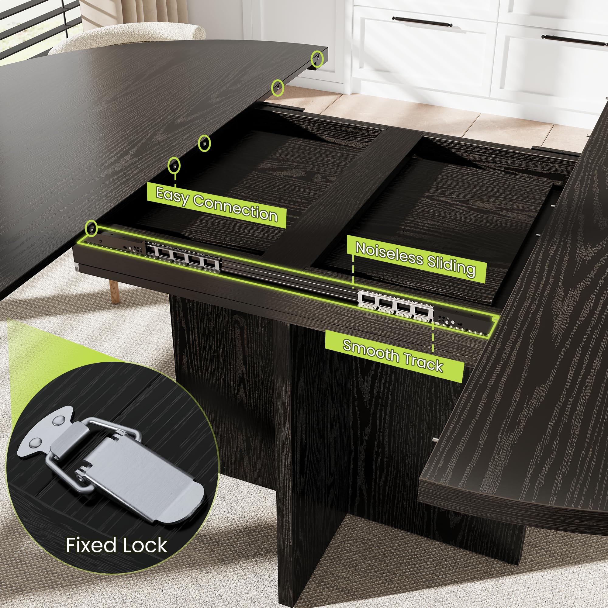 GarveeLife LROY-PHK-35RTCQC8 Dining-Tables - View #7