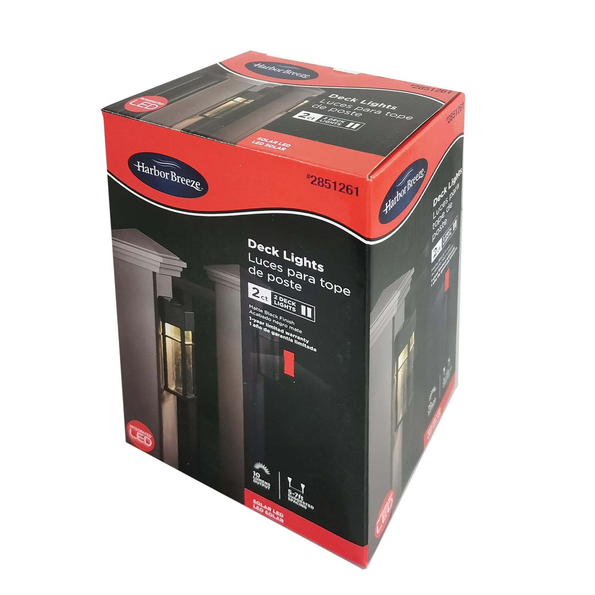 Harbor Breeze SL45M-K10C-BK-2 Deck-Lights - View #11