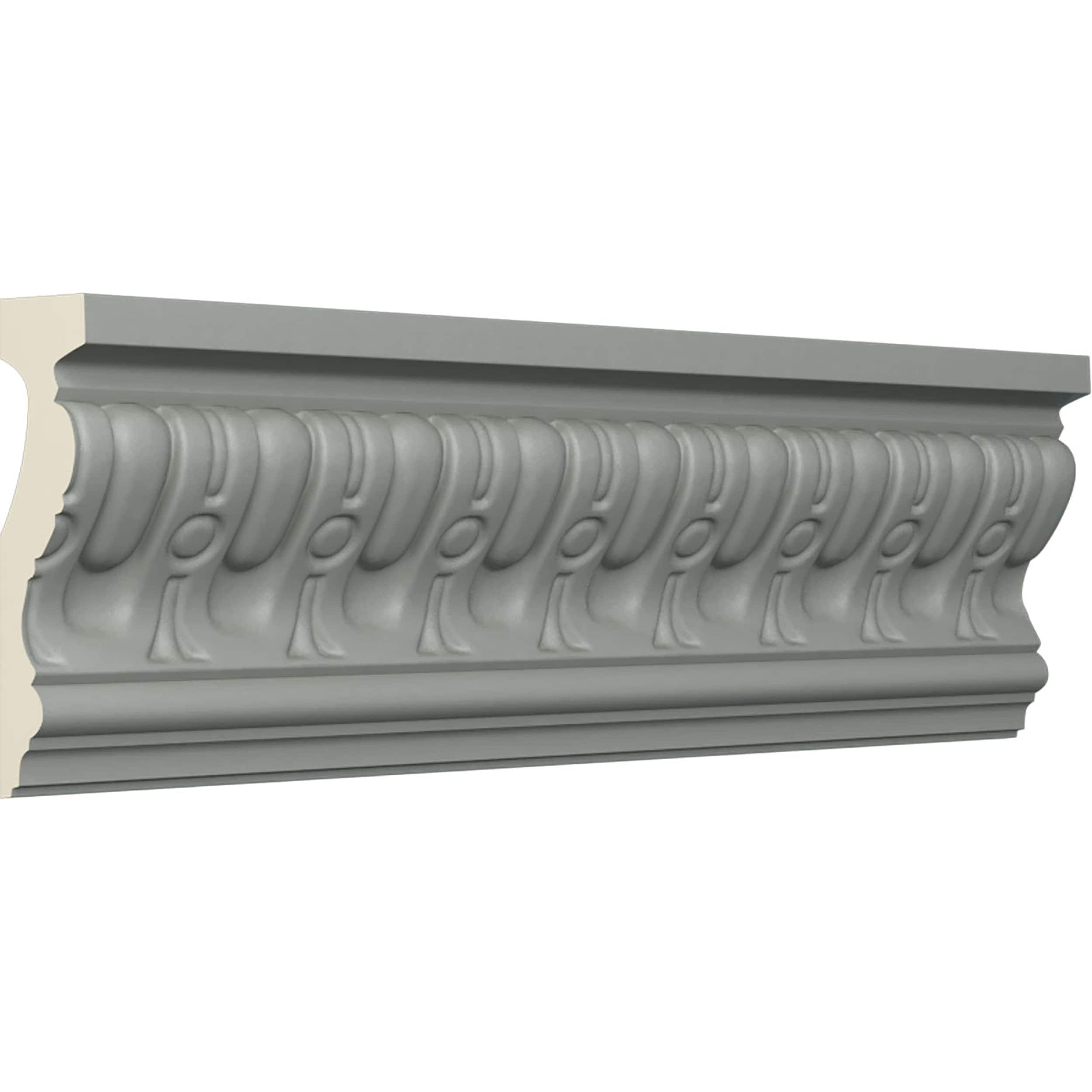 Ekena Millwork CHA04X01SQ-CASE-8 Chair-Rail-Moulding - View #2