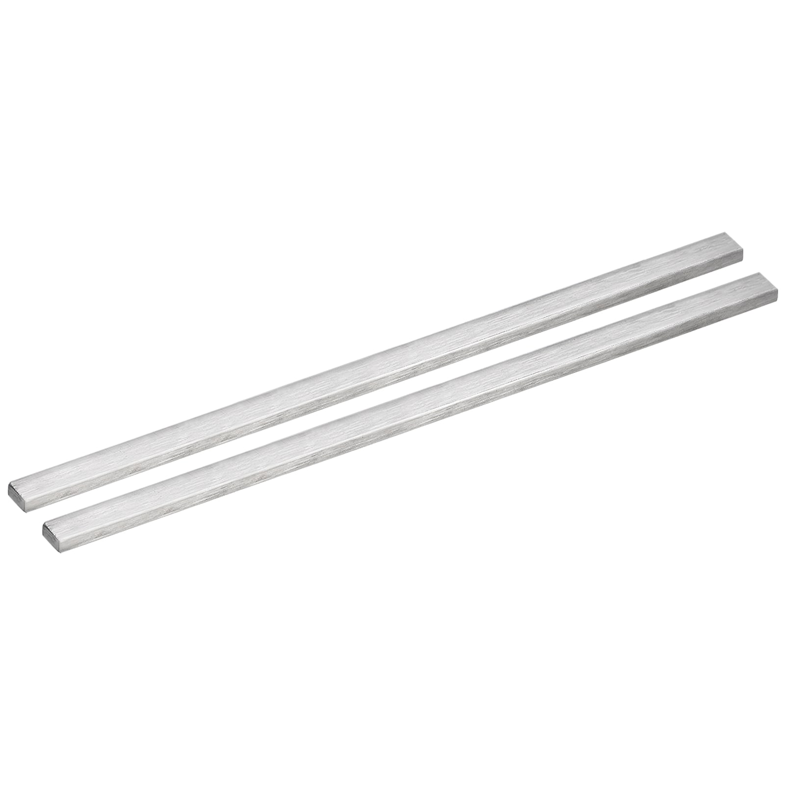 Unique Bargains 304 Stainless Steel Flat Bar 3/16inch Thickness 3/8inch Width 11 3/4inch Length Brushed Finish Trim Strips Sheet for Kitchen DIY Craft Making 2pcs