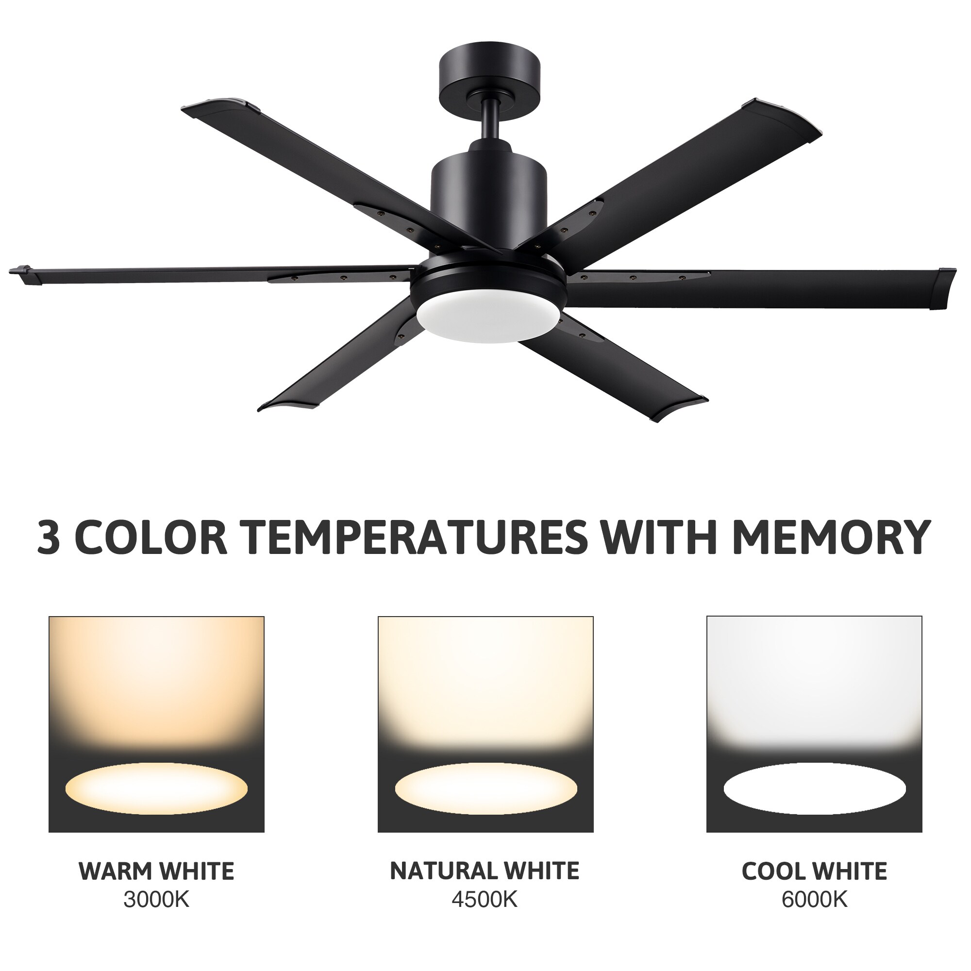 CO-Z CFN-1203-BK Ceiling-Fans - View #3