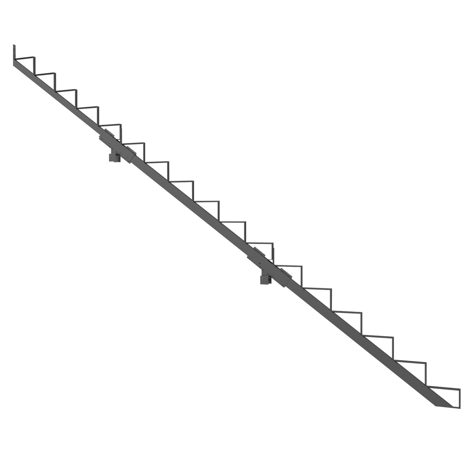 Pylex 13917 17 -Steps Steel Outdoor Stair Stringer
