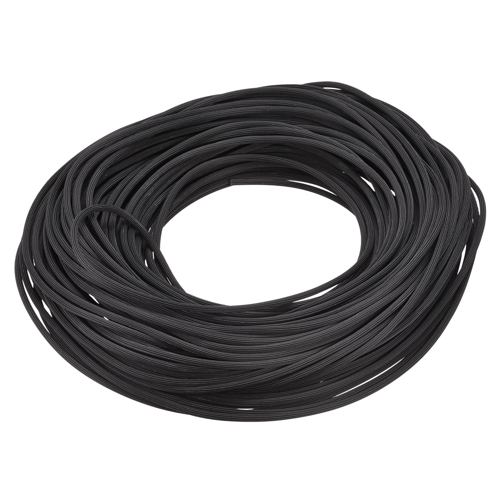 Unique Bargains Screen Spline 30M/98.43Ft Length PVC Sealing Strip Window Screen Retainer 3mm OD Black