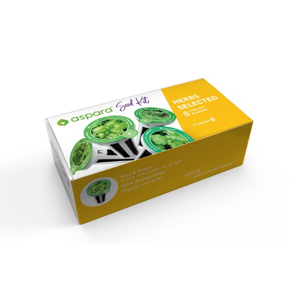 aspara KHS0001 Organic Herbs (mixed) Seeds 8 Count
