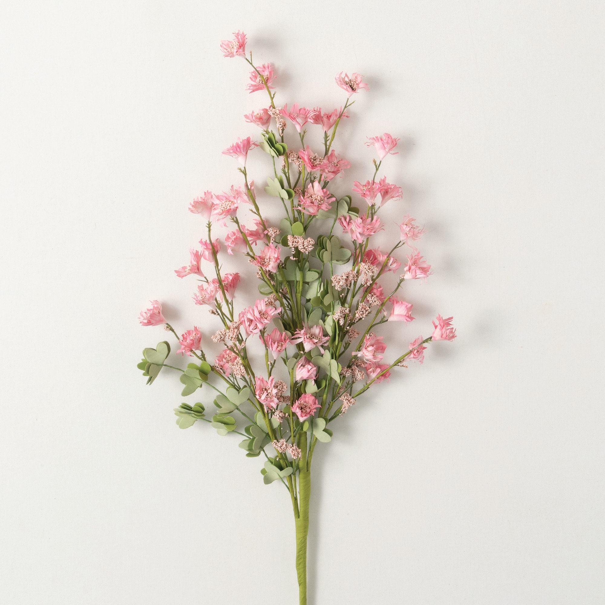 Sullivans GA1704 PI 31-Inches Pink Indoor Desktop Mixed greenery Artificial flower