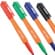 Red, blue, black, green