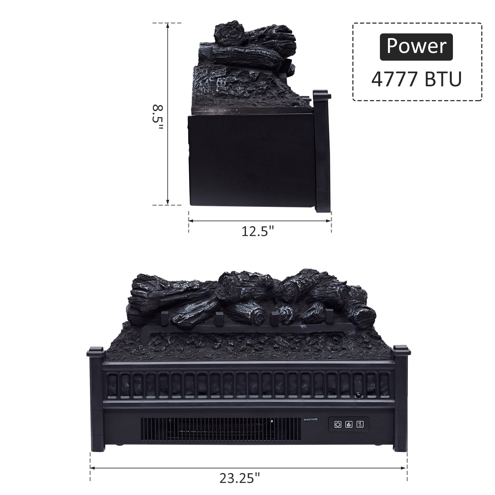 HomCom 820-166 Electric-Fireplace-Fireboxes - View #5