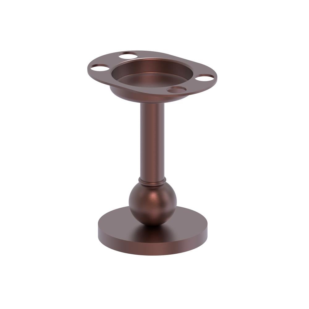 Allied Brass GL-55-CA Antique Copper Brass Tumbler and toothbrush holder