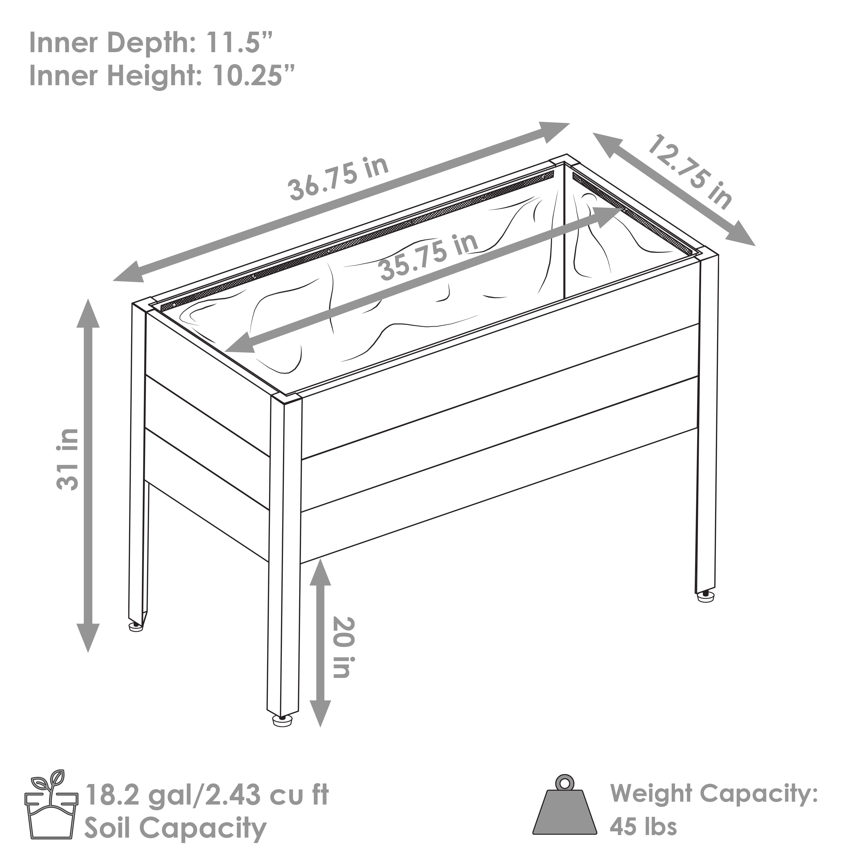 Sunnydaze Decor NPH-427 Raised-Garden-Beds - View #6