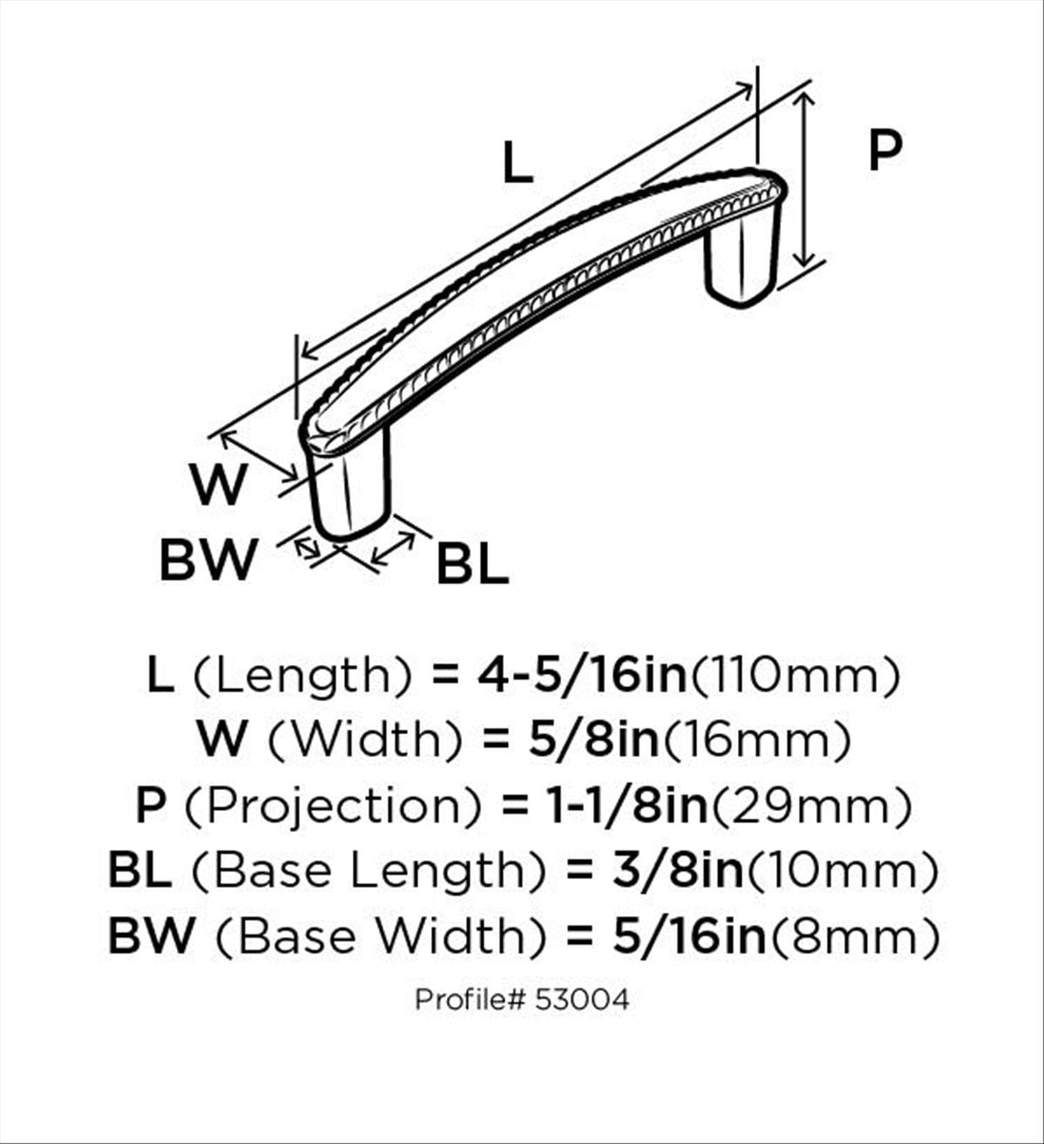 Amerock BP53004ORB Cabinet-Pulls - View #9