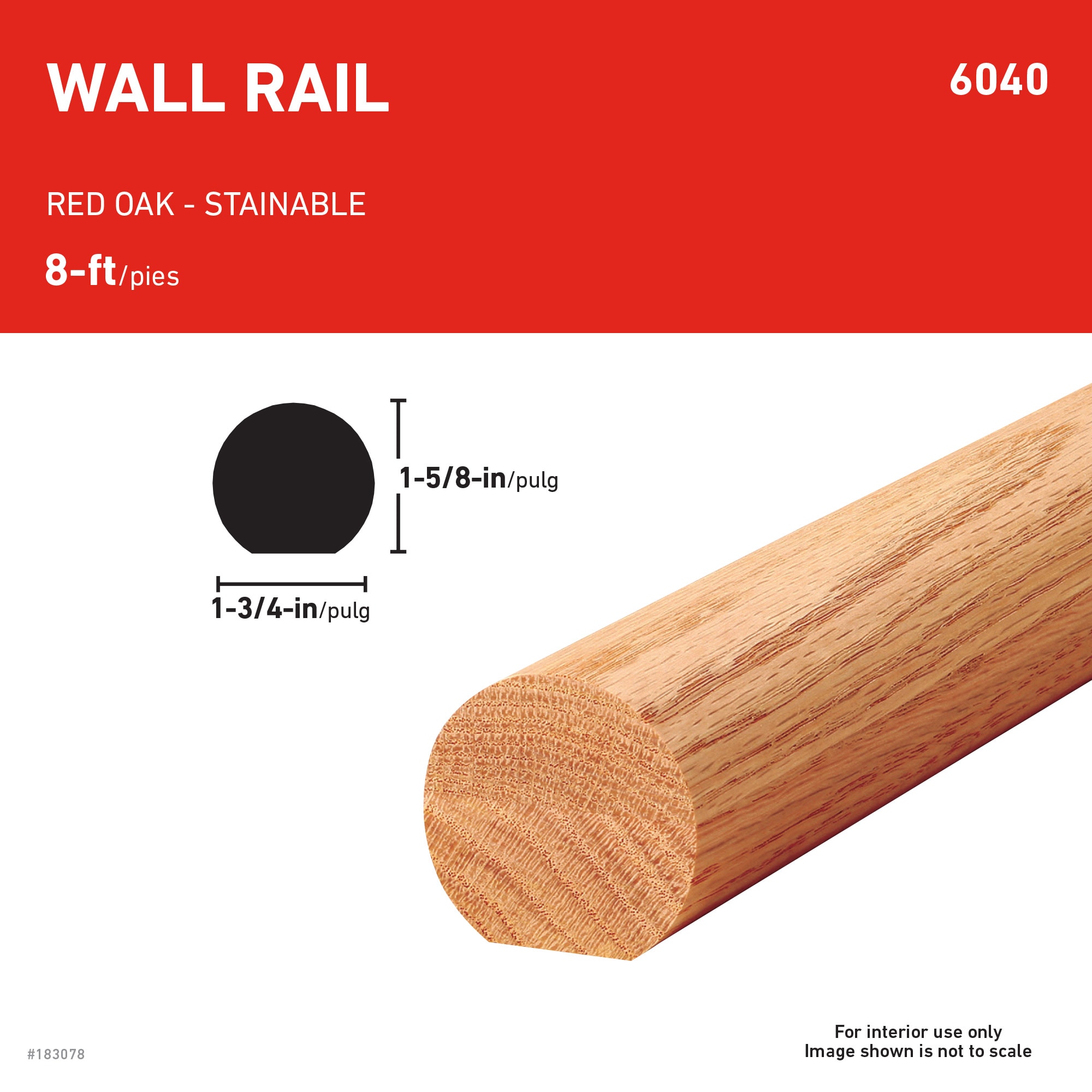 L.J. Smith Stair Systems SWOAK6040  8 Interior-Stairpart-Railing - View #5
