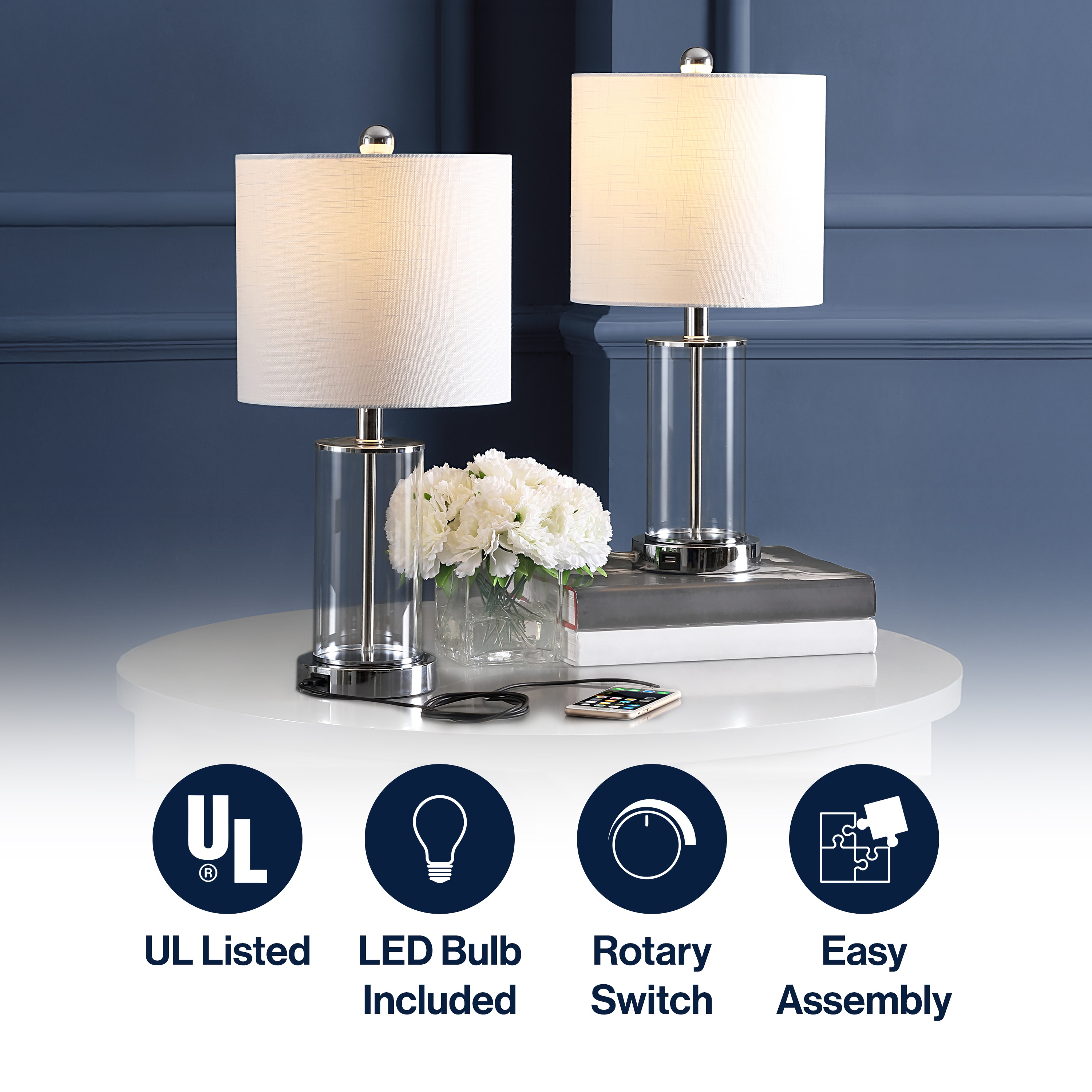 JONATHAN  Y JYL8500C-SET2 Table-Lamps - View #3