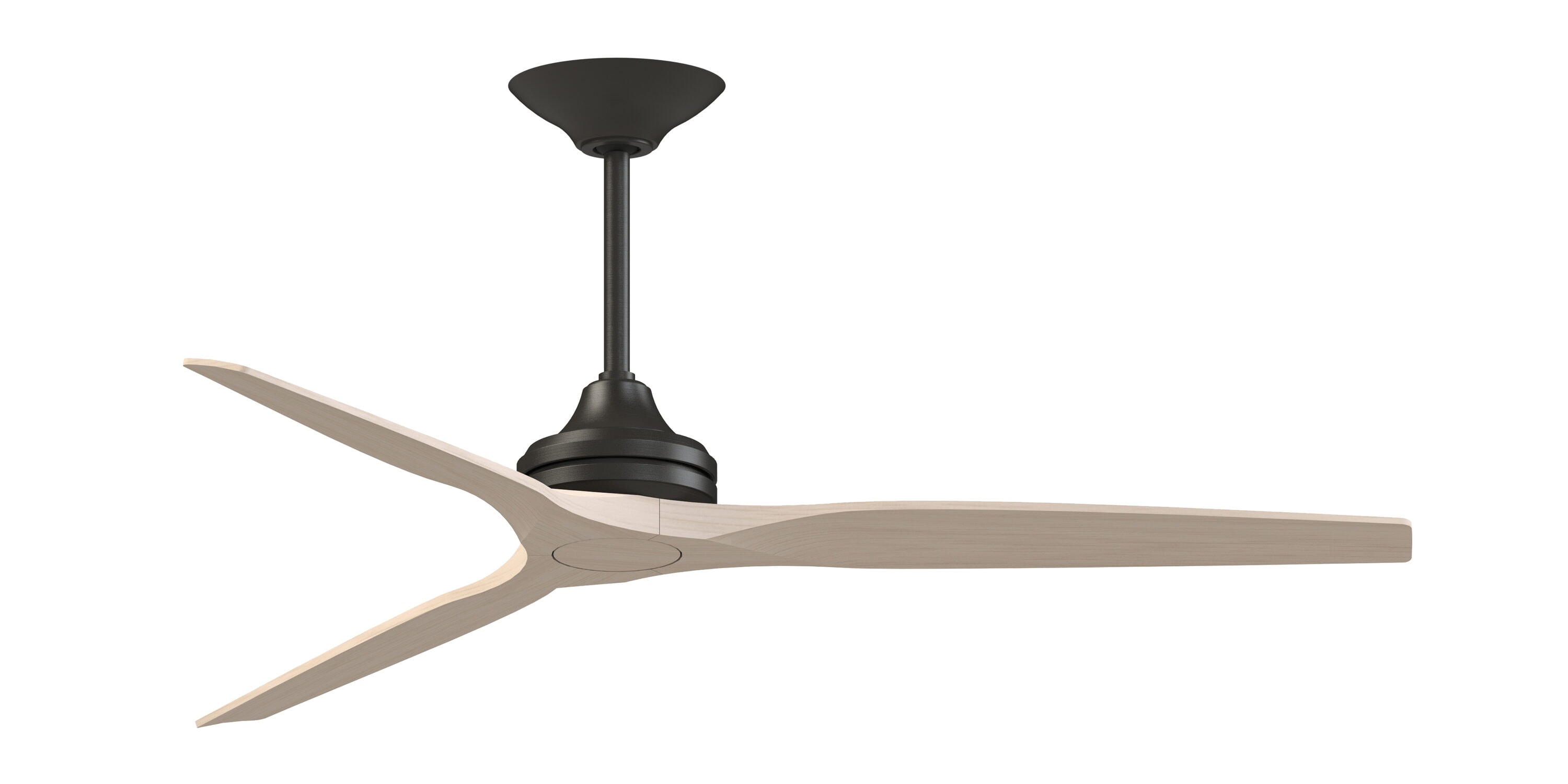 Fanimation Spitfire 64-in Dark Bronze with Dark Walnut Blades Indoor/Outdoor Smart Propeller Ceiling Fan Light Kit Compatible and Remote (3-Blade) FPD6721BDZ-64DWA Sansujyuku sansujyuku.com