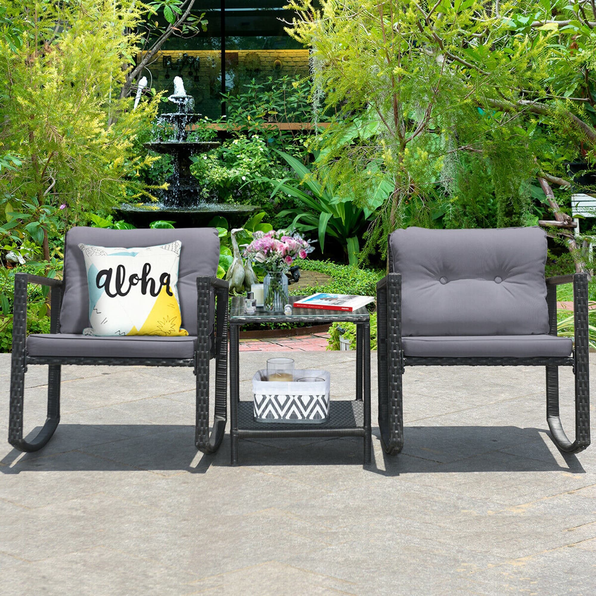 Clihome CL-GR-62861 Patio-Conversation-Sets - View #3