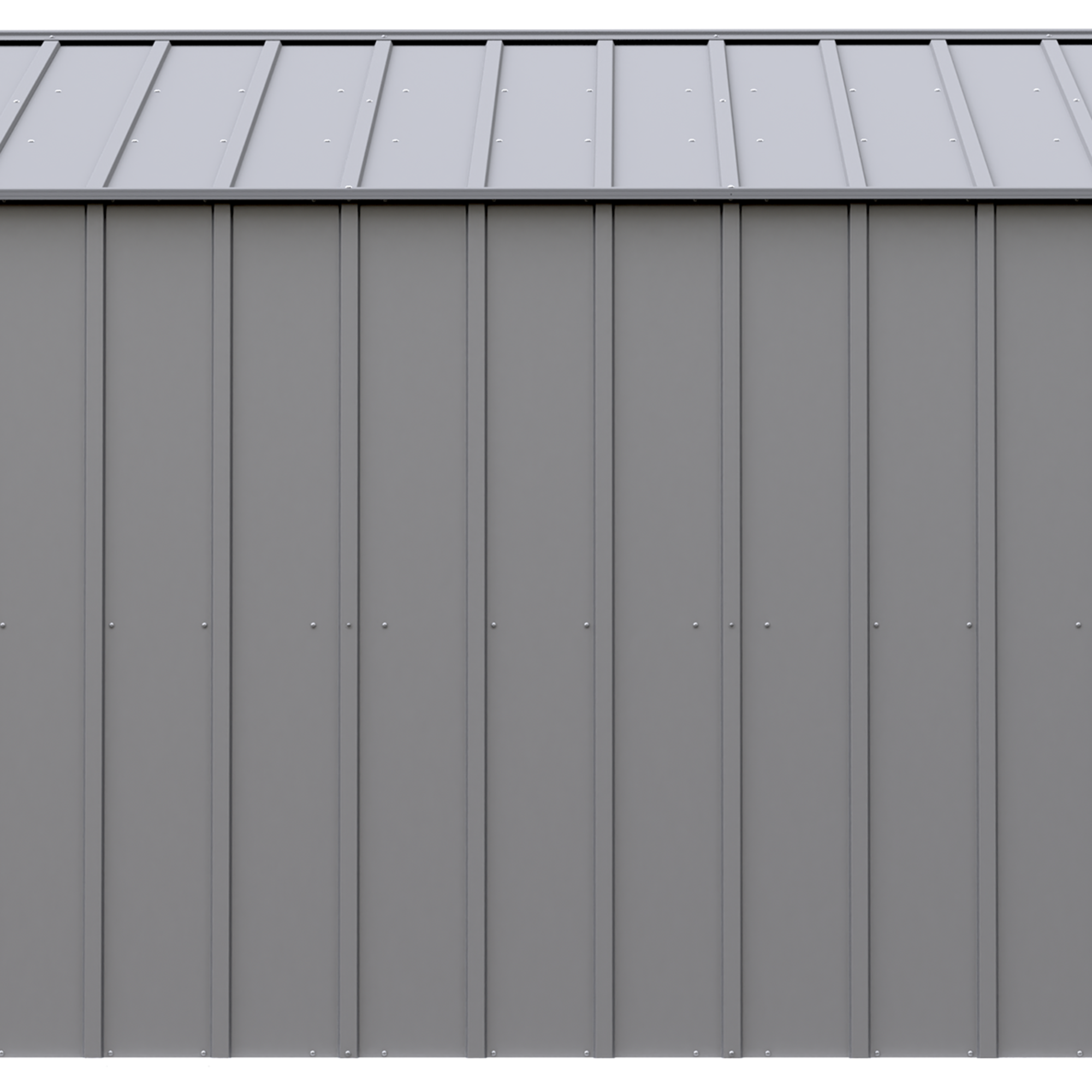 10' x 12' Anthracite Galvanized Steel Storage Shed