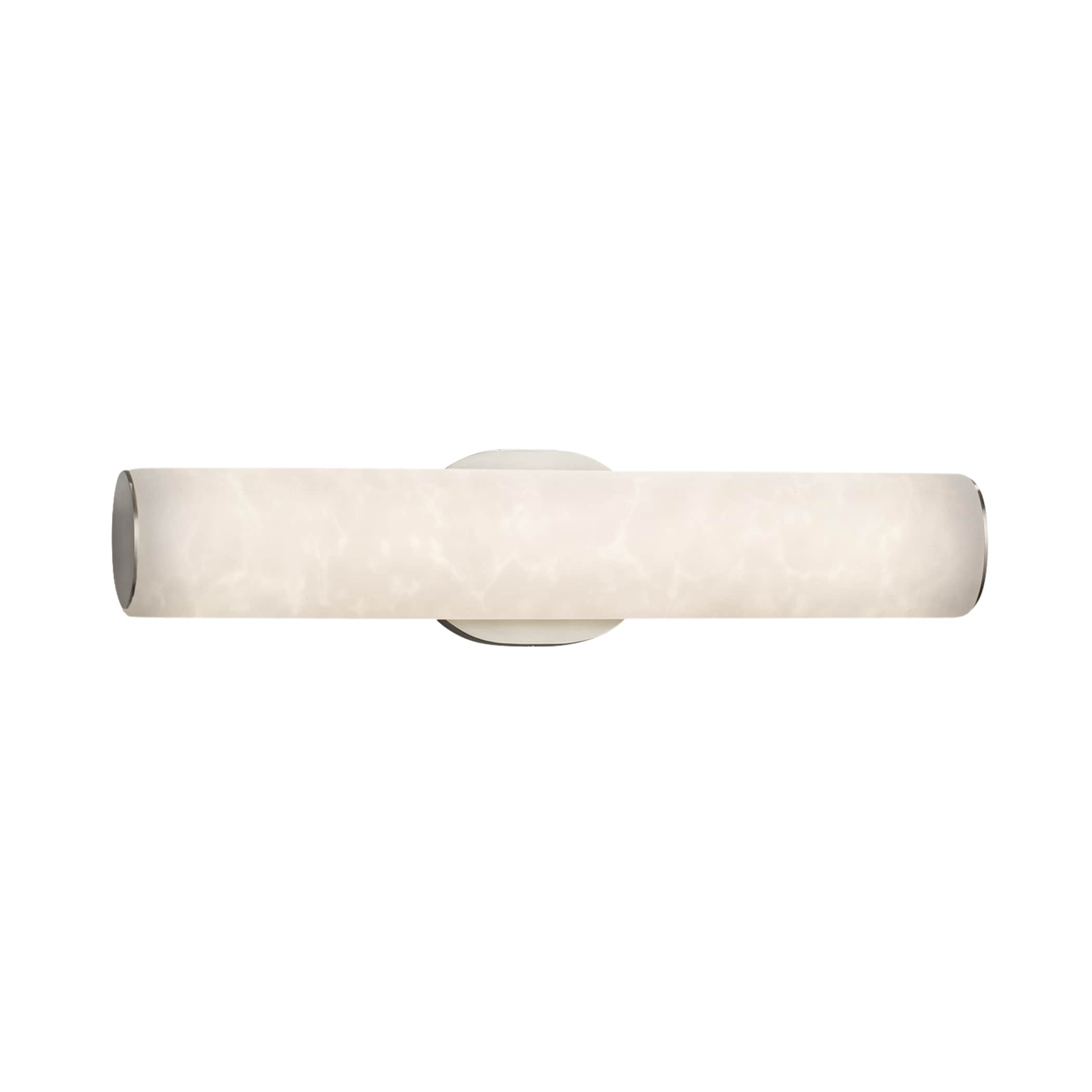 Justice Design Group CLD-8651-NCKL Clouds 20.25-in 1-Light Brushed Nickel LED Transitional Vanity Light