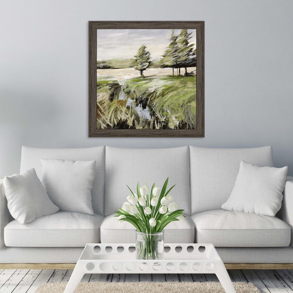 Paragon Paragon Plastic Framed 42-in H x 42-in W Landscape Paper Print ...