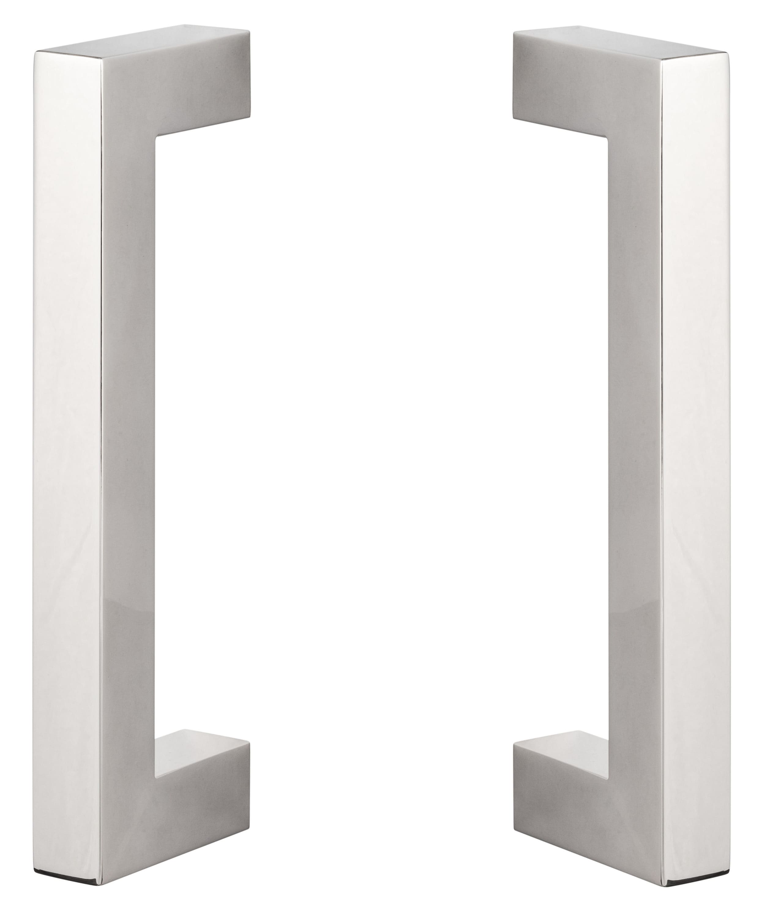 Sure-Loc Hardware BARN-SQ2 26 Polished Polished Chrome Indoor Single Barn door handle