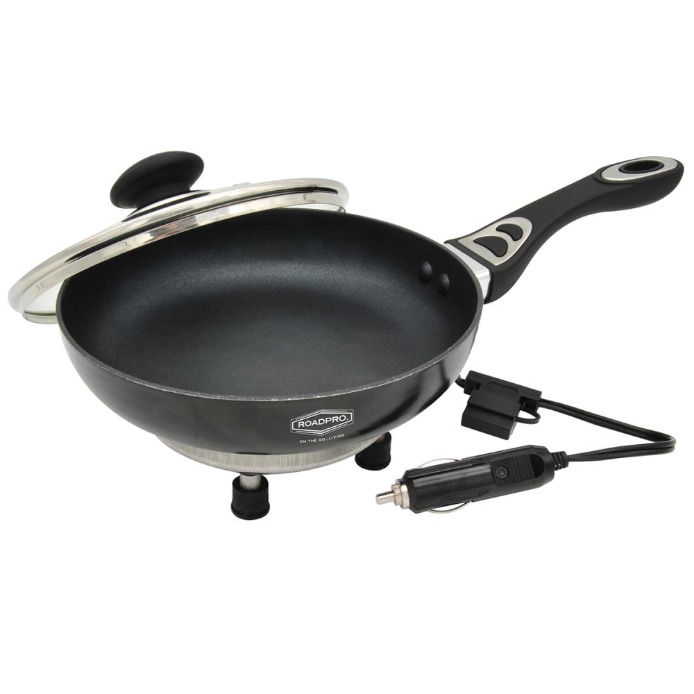 RoadPro 12 Volt Portable Electric Cooking Frying Pan with Non-Stick  Surfaces, 1 Piece - Smith's Food and Drug