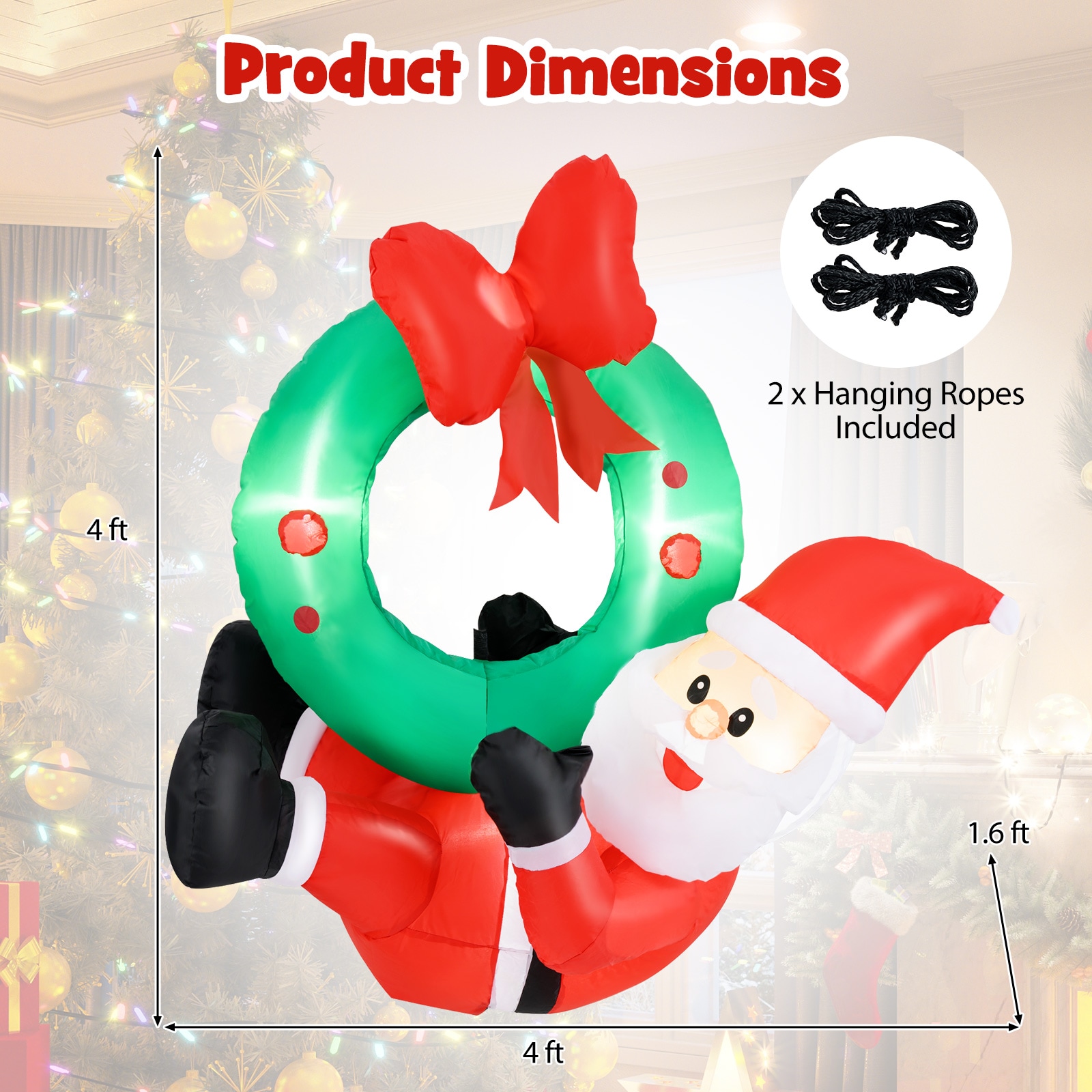 WELLFOR HYG23960US Christmas-Inflatables - View #8