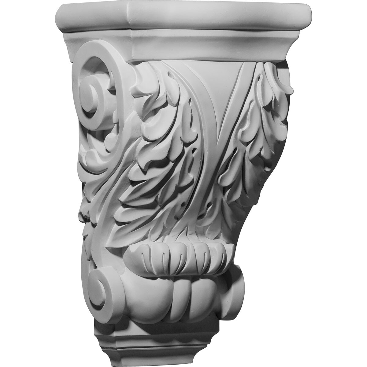 Ekena Millwork COR08X06X13LF 8.625-in x 6-in x 13.875-in Primed White Urethane Paintable Corbel