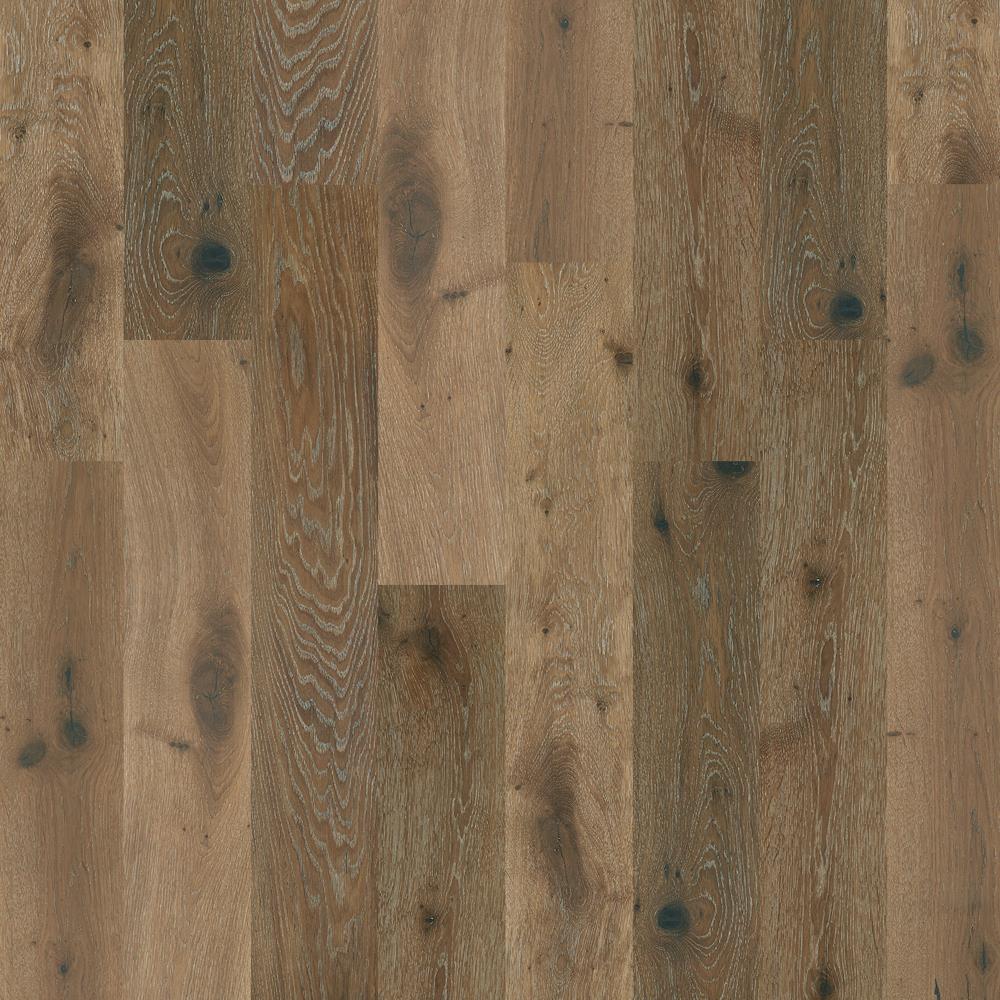 Shaw LX723-5031-SAMP (Sample) Avondale Sorrel Oak Engineered Wirebrushed Hardwood Flooring