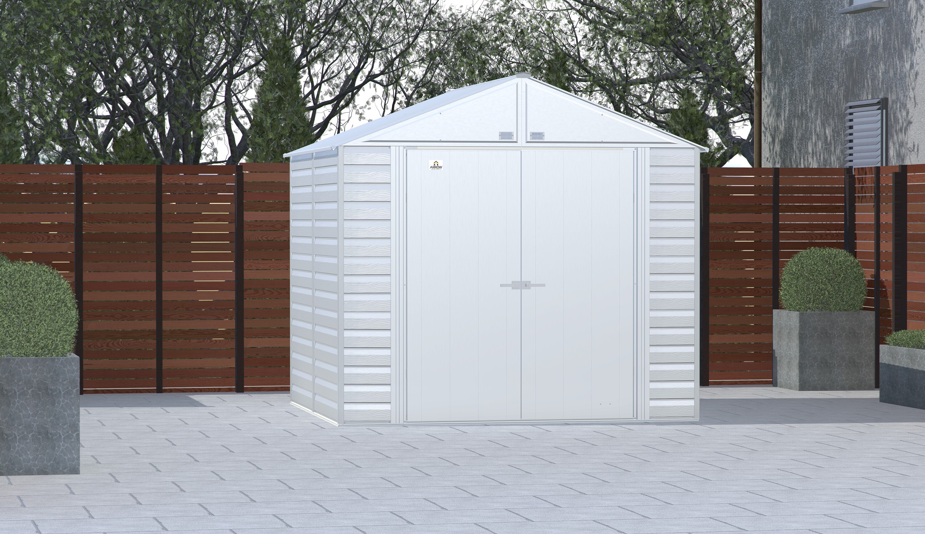 Arrow SCG88FG 8-ft x 8-ft Select Galvanized steel Storage Shed