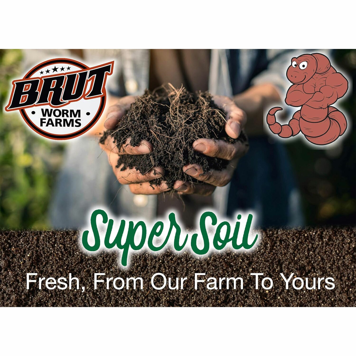 Brut Worm Farms 251501 Garden-Soil-Soil-Amendments - View #2