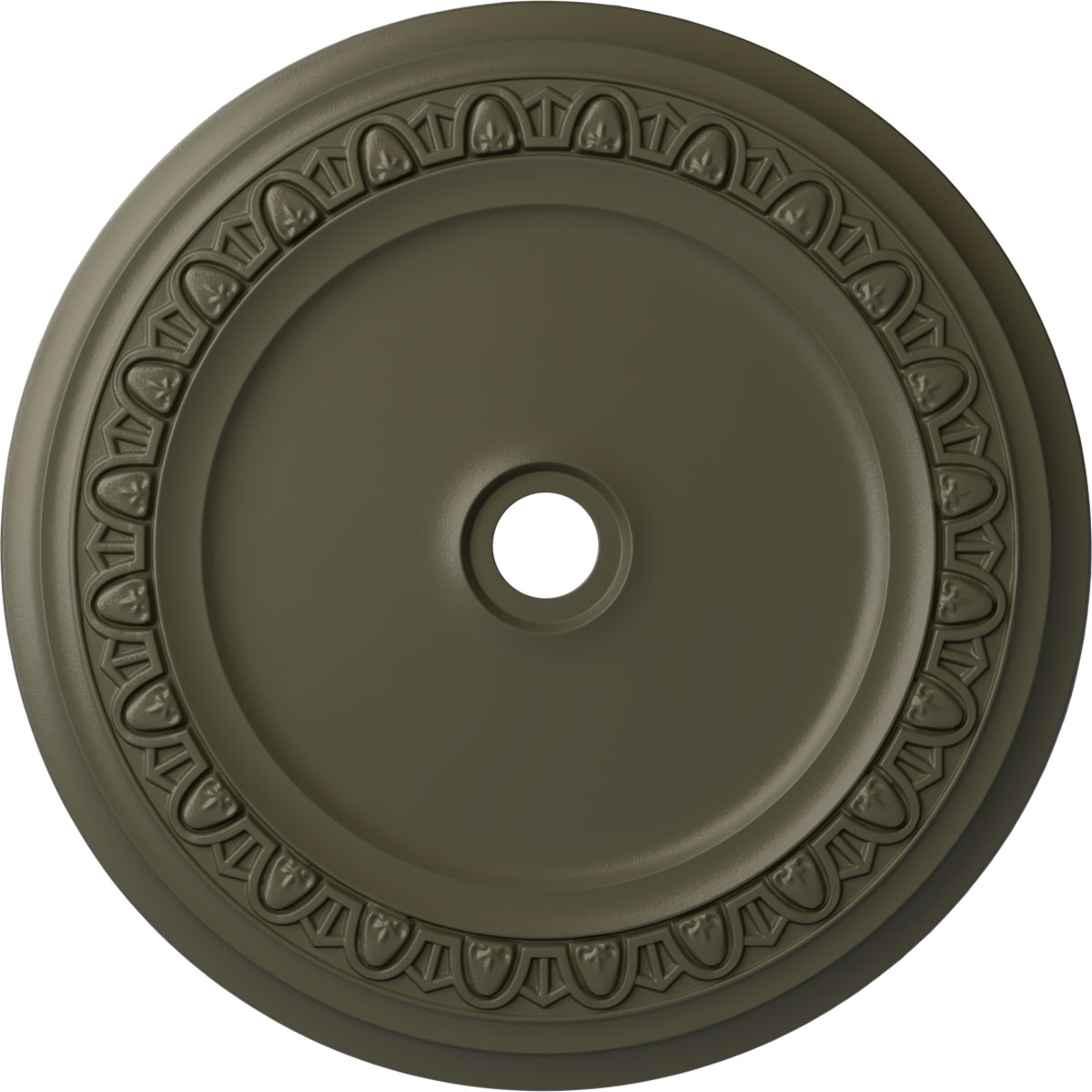 Ekena Millwork CM41CAWHF Caputo 41-in W x 41-in L Painted Witch Hazel Polyurethane Whole Ceiling Medallion
