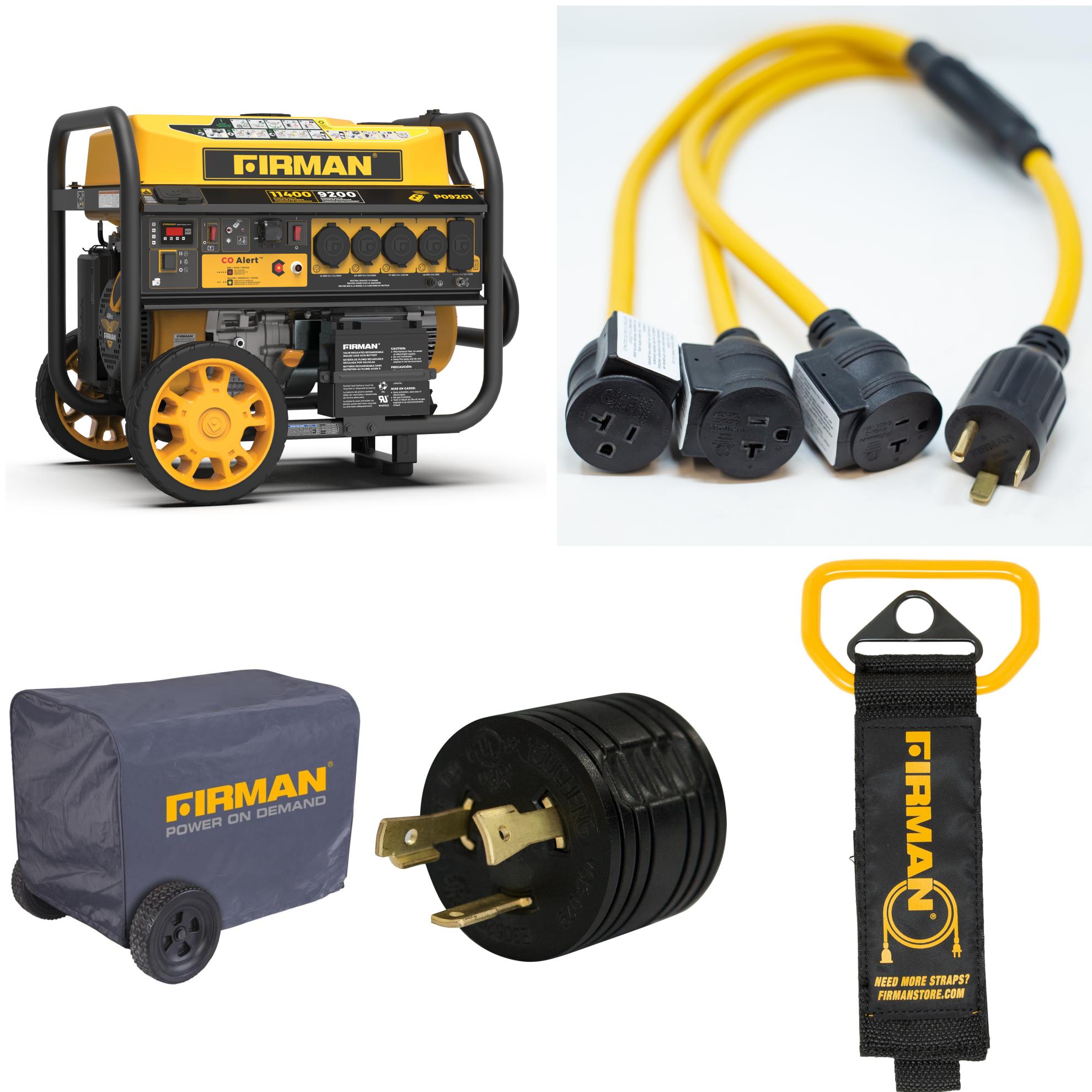 Firman  Performance 11400 / 9200-Watt Single Fuel (Gasoline) Portable Generator Set