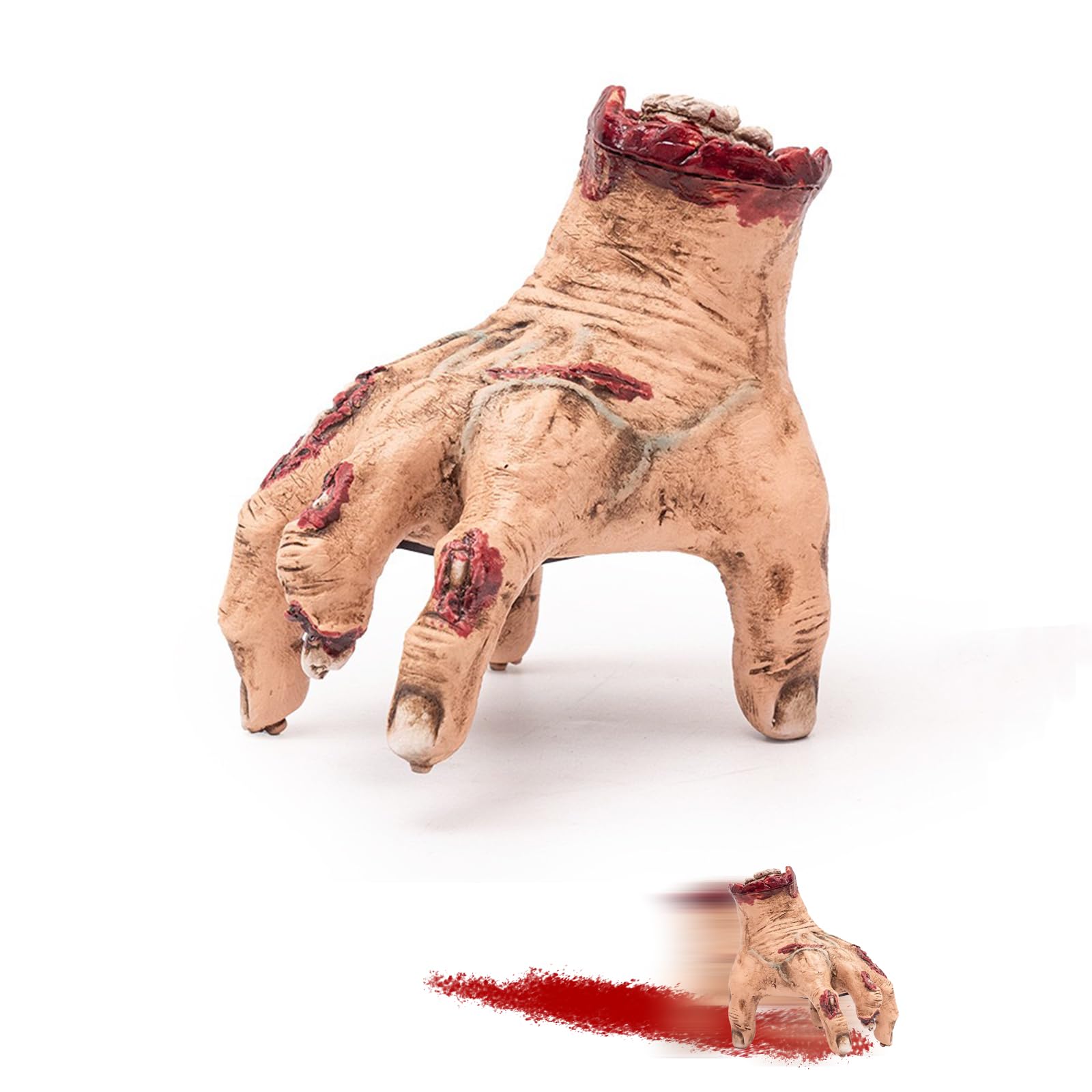 UUDULY Halloween Animatronic Crawling Hand Sound Touch Activated Moving ...