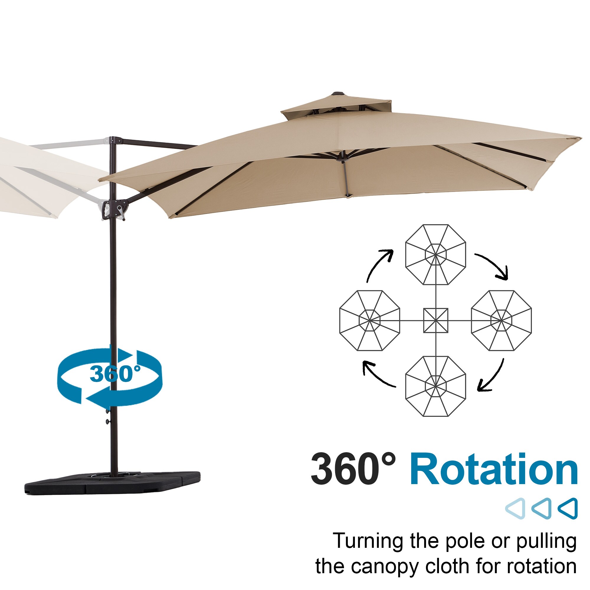 VOUA JYLM-9X9-BE Umbrellas-2 - View #7