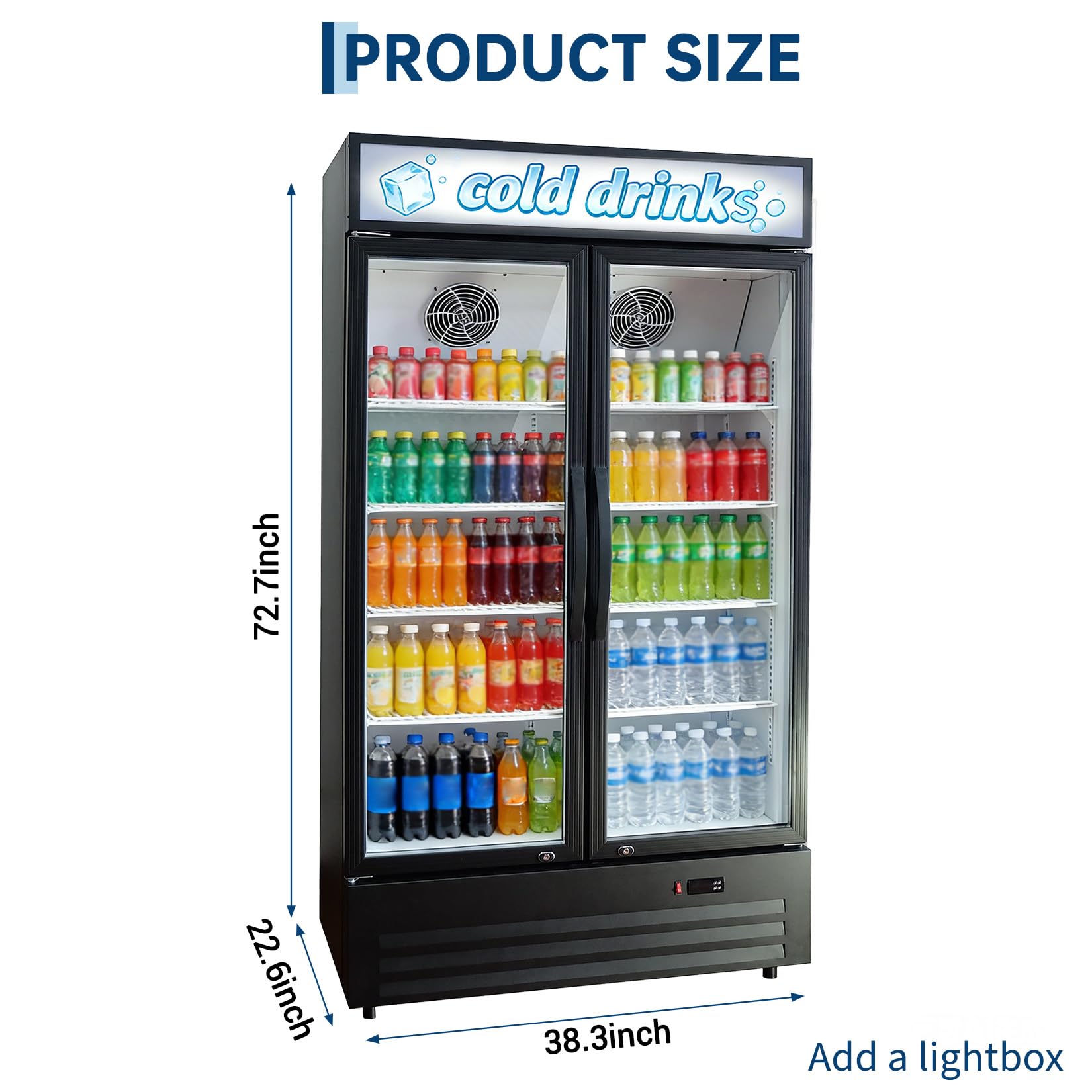 Garvee C7X-DMZV25CDXWZ Commercial-Refrigerators - View #8