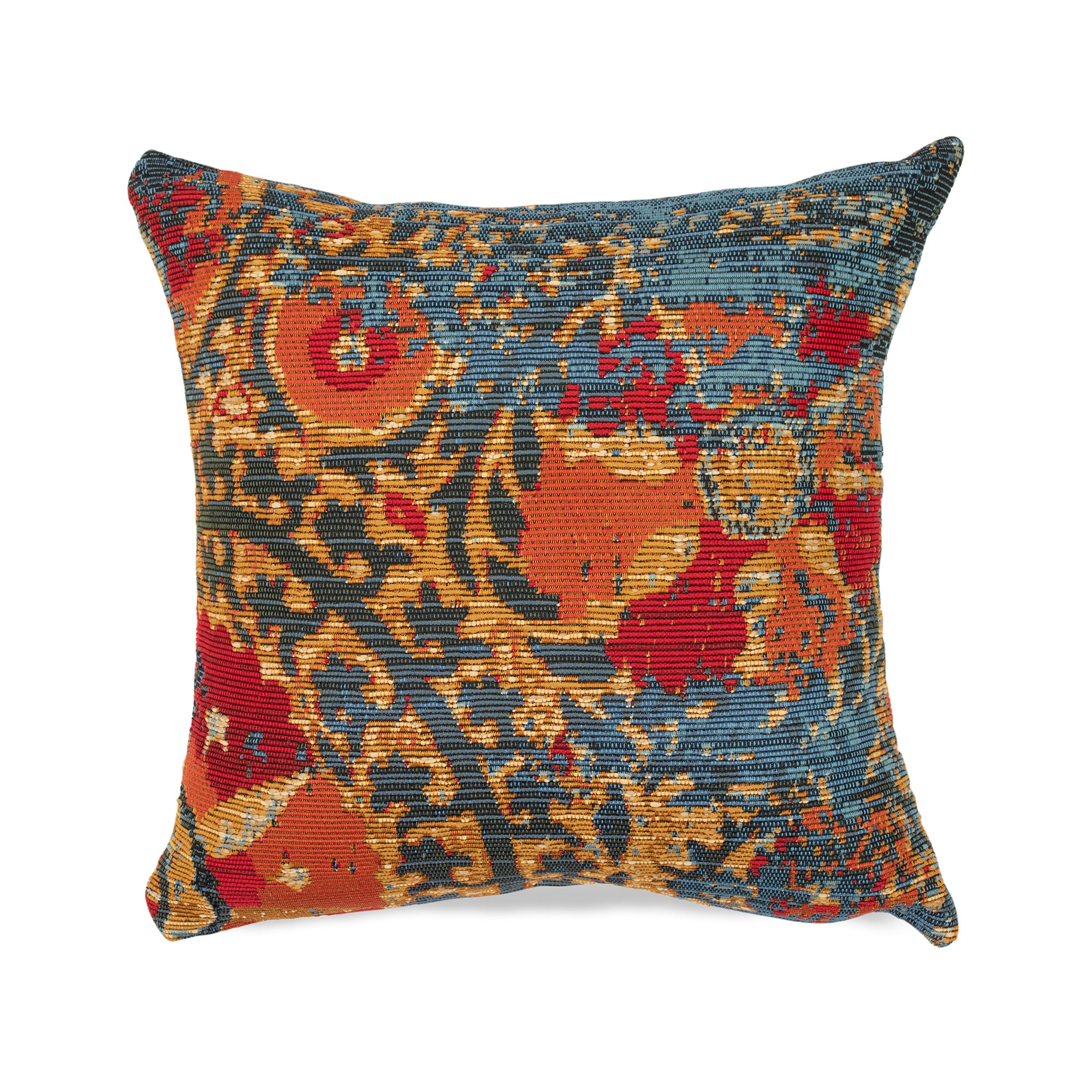 18"x18" Vibrant Marina Suzanie Weather-Resistant Square Floor Pillow