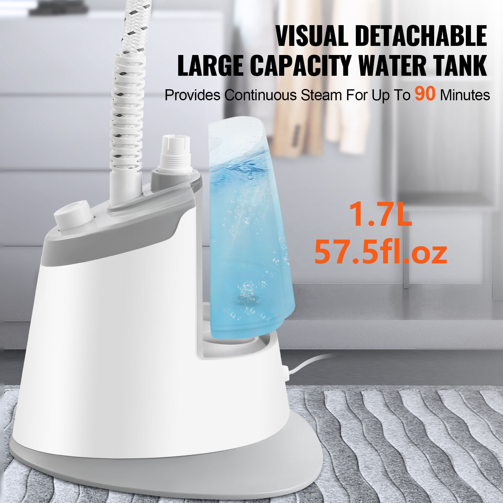 VEVOR GTJ15002000MYWWI3V1 Fabric-Steamers - View #4