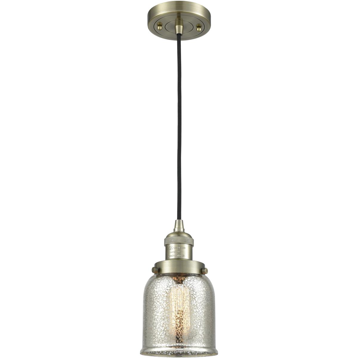 Innovations Lighting 1353592 201C-AB-G58 Franklin Restoration Bell Mini Pendant