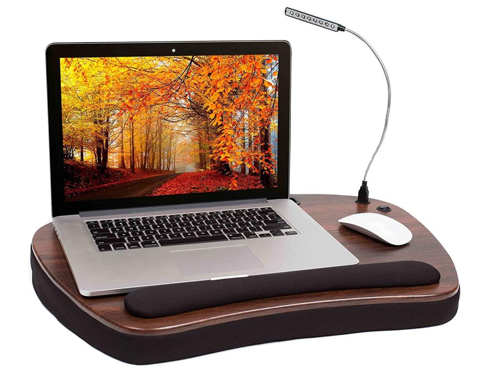 BirdRock Home 21.65-in Black Classic Bamboo Lap Desk in the Desks