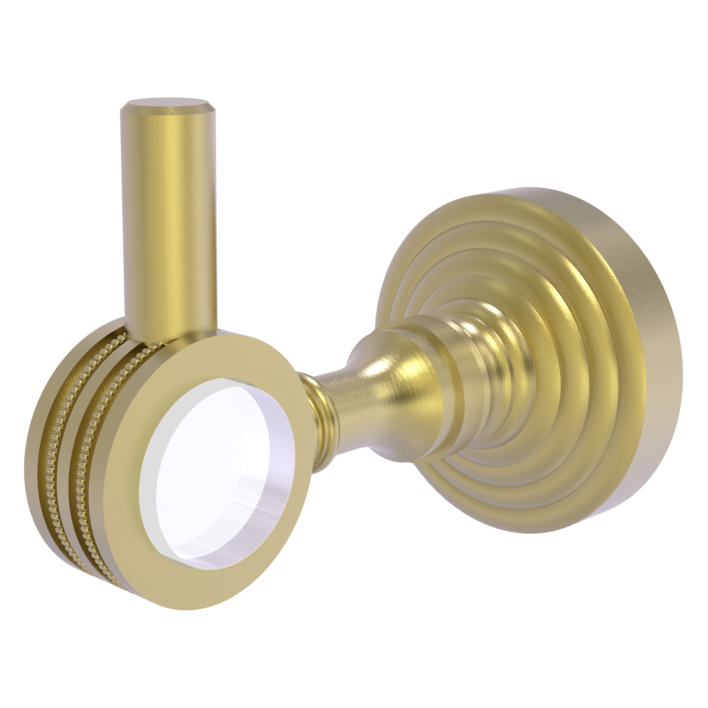 Allied Brass PG-20D-SBR Pacific Grove Satin Brass Single -Hook Wall mount Towel Hook
