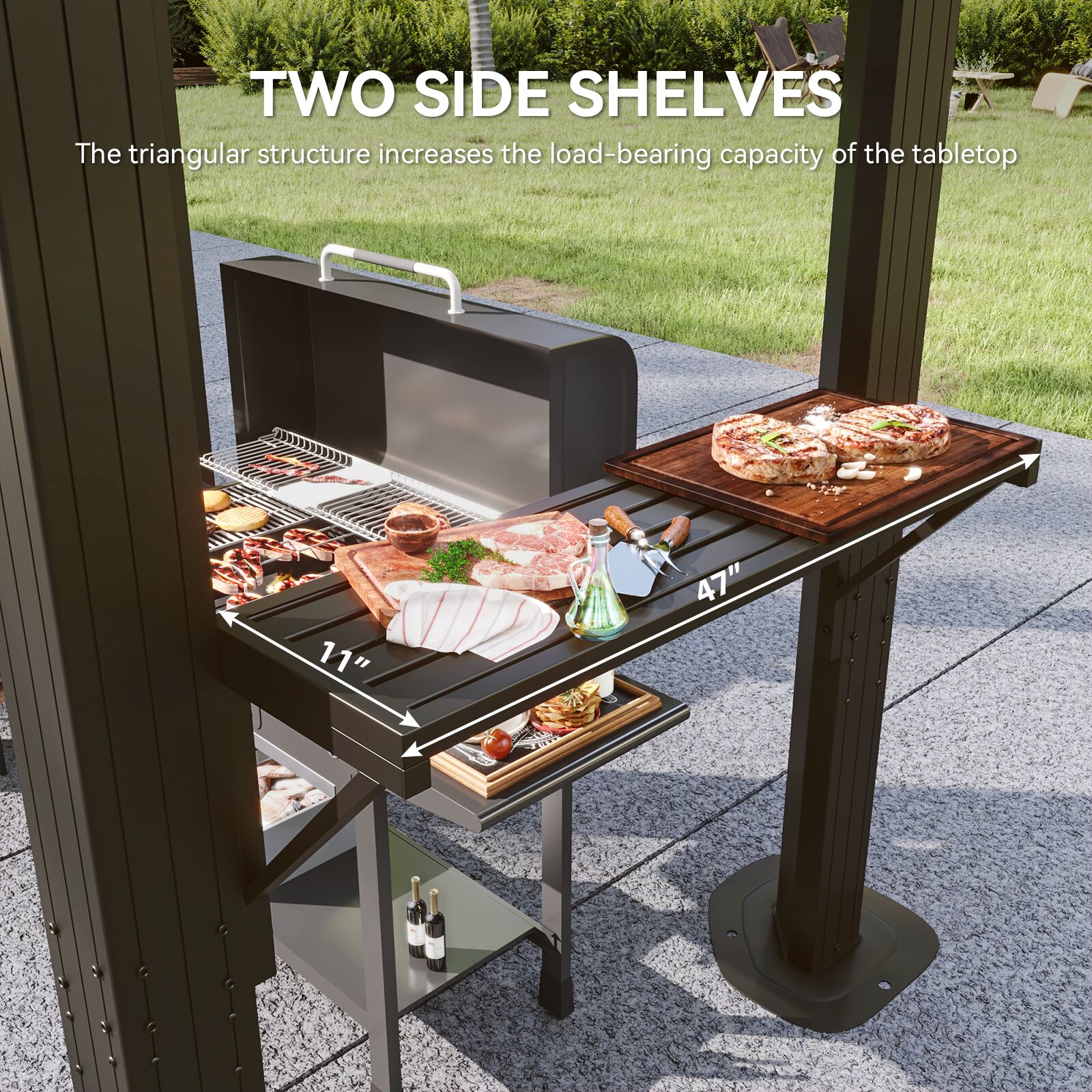 AOXUN AX-406B33 Wood-Resin-Gazebos - View #5