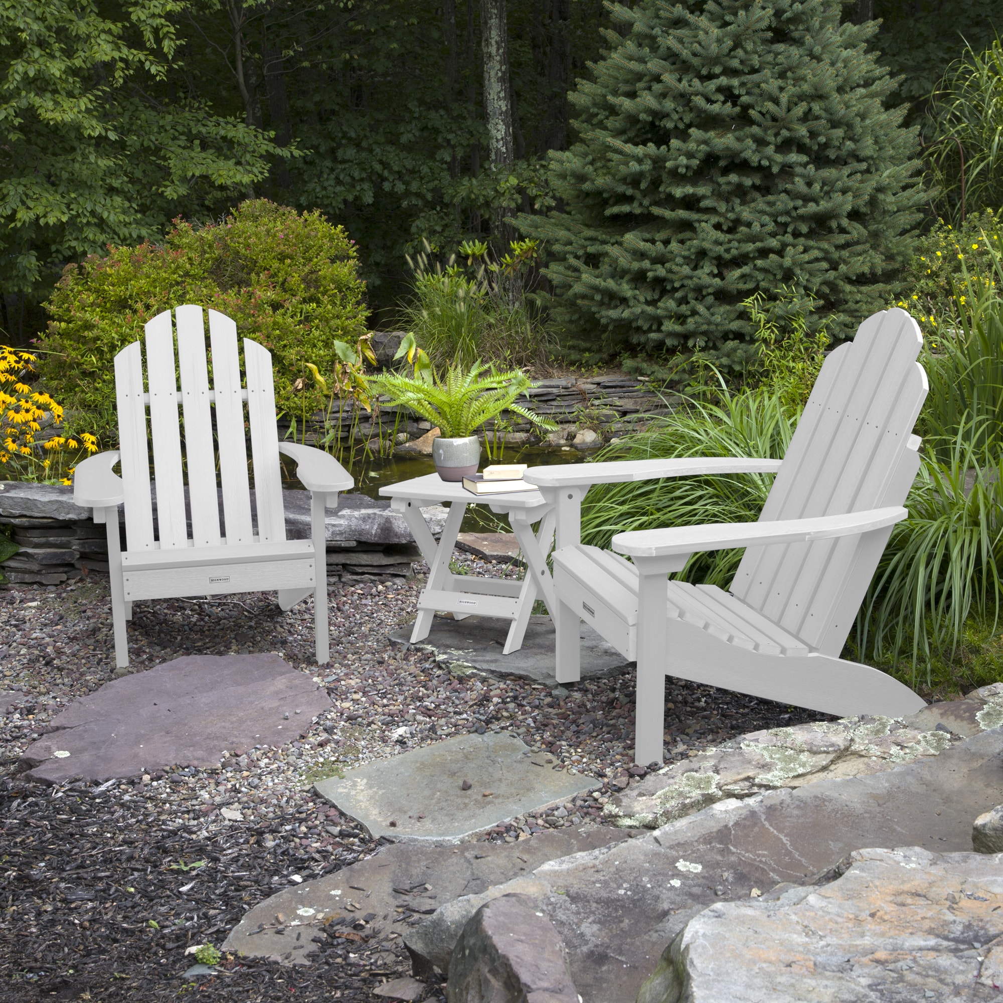 highwood AD-KITCLAS2-WHE Patio-Conversation-Sets - View #2
