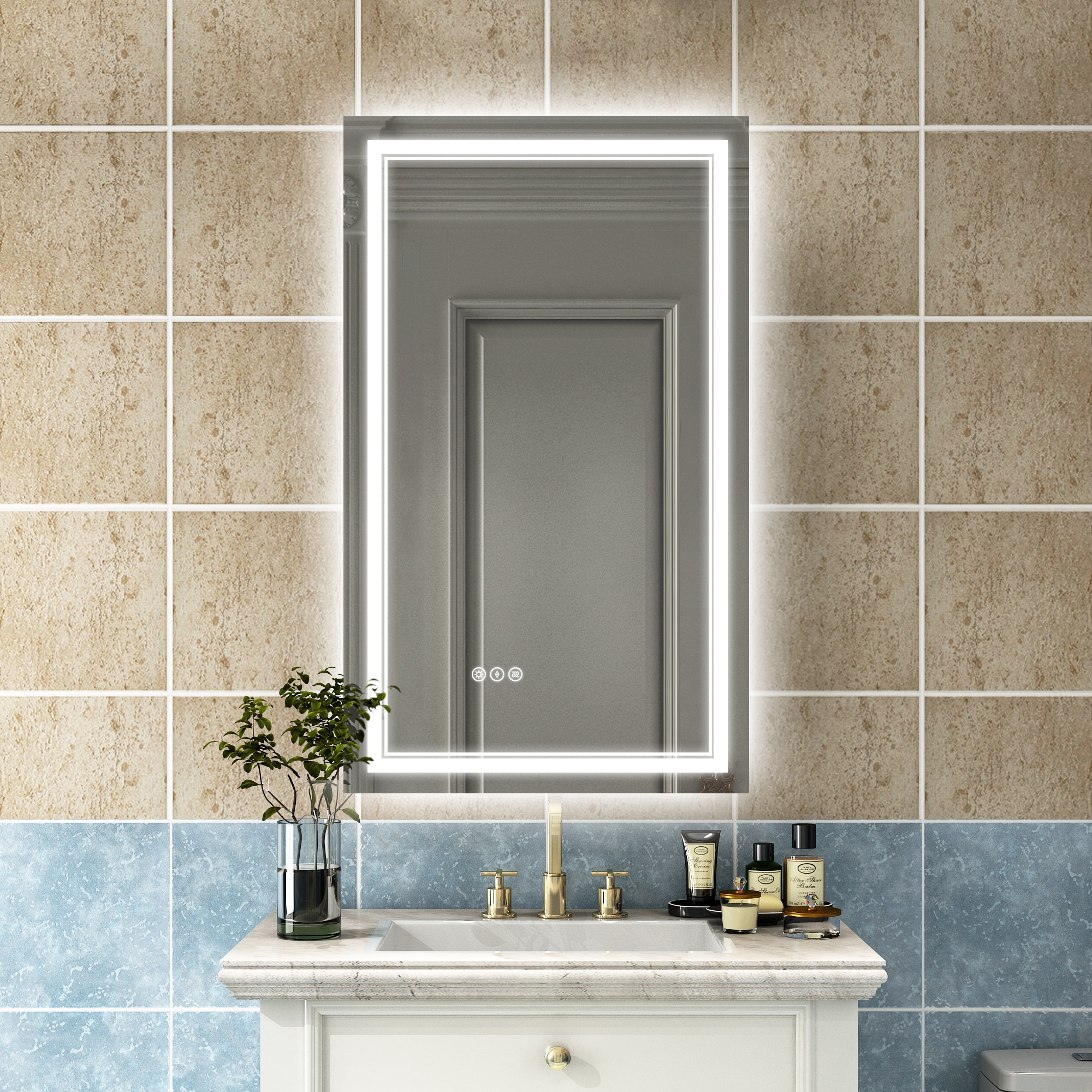 WELLFOR EX-3-4024FL Framed-Bath-Mirrors - View #14