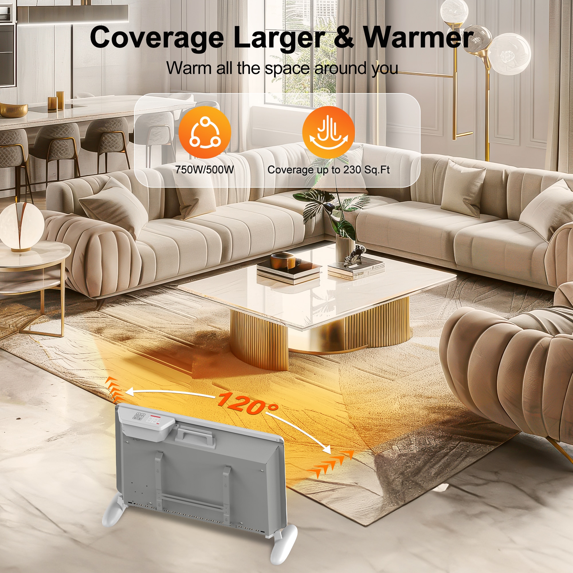 EdenDirect NCBK0408001 Portable-Electric-Heat - View #5