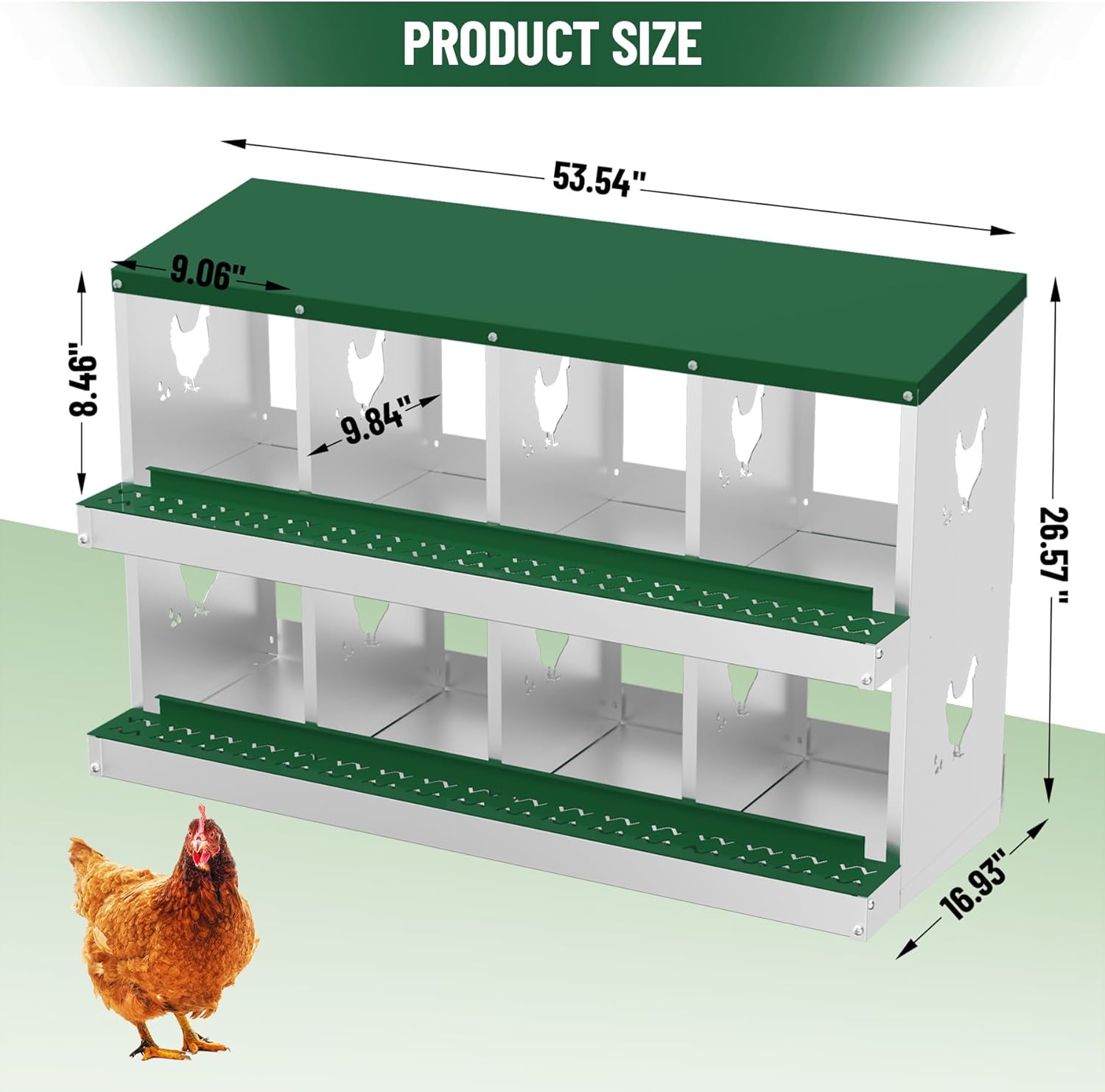 Qeetex WLS-PHO-348STS3V Chicken-Coops-Rabbit-Hutches - View #5