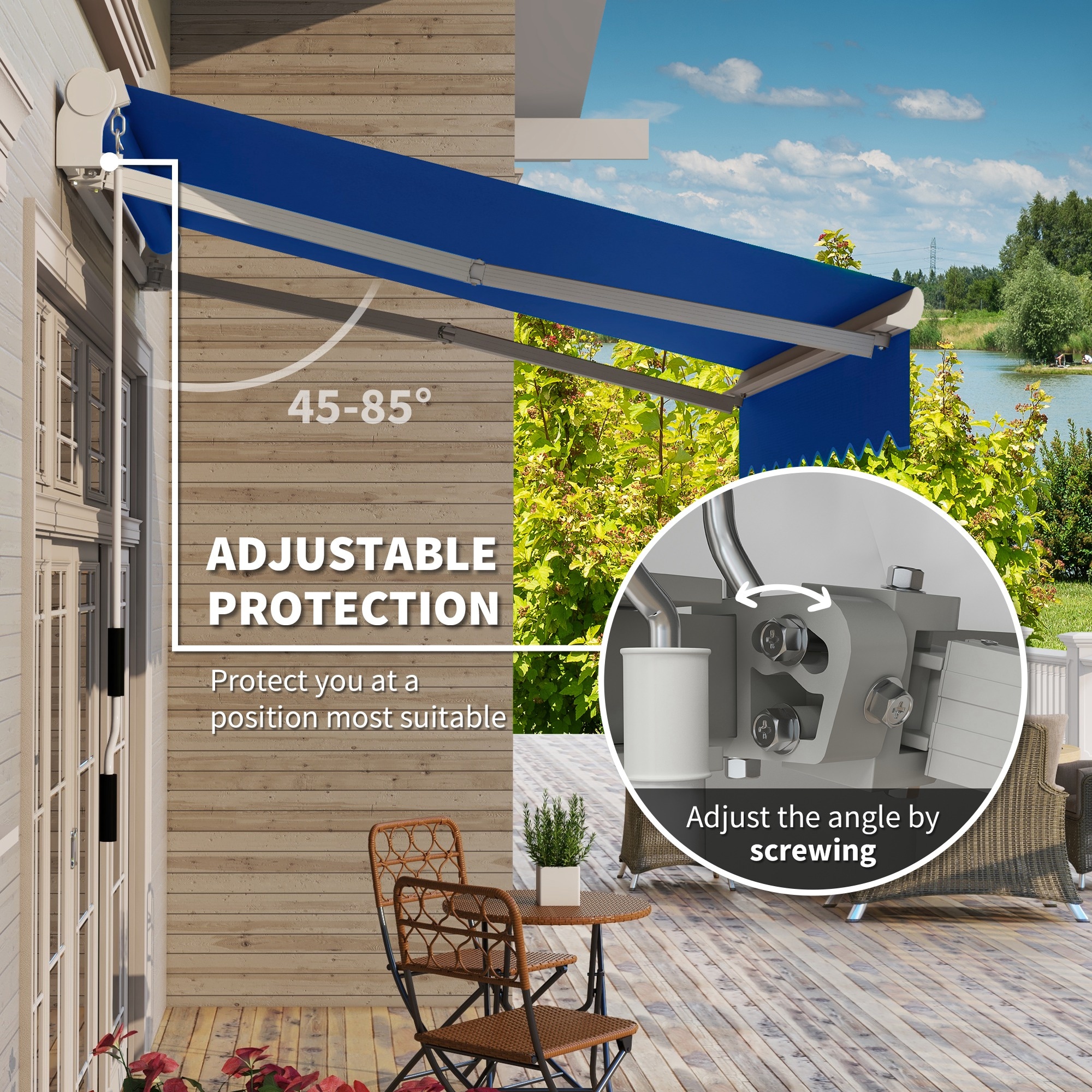 Outsunny 840-193V01BU awnings - View #4