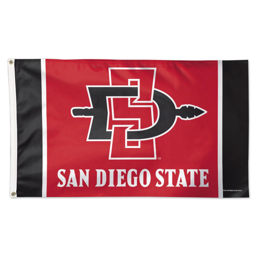 WinCraft Sports 02325115 5-ft W x 3-ft H San Diego State Aztecs Flag