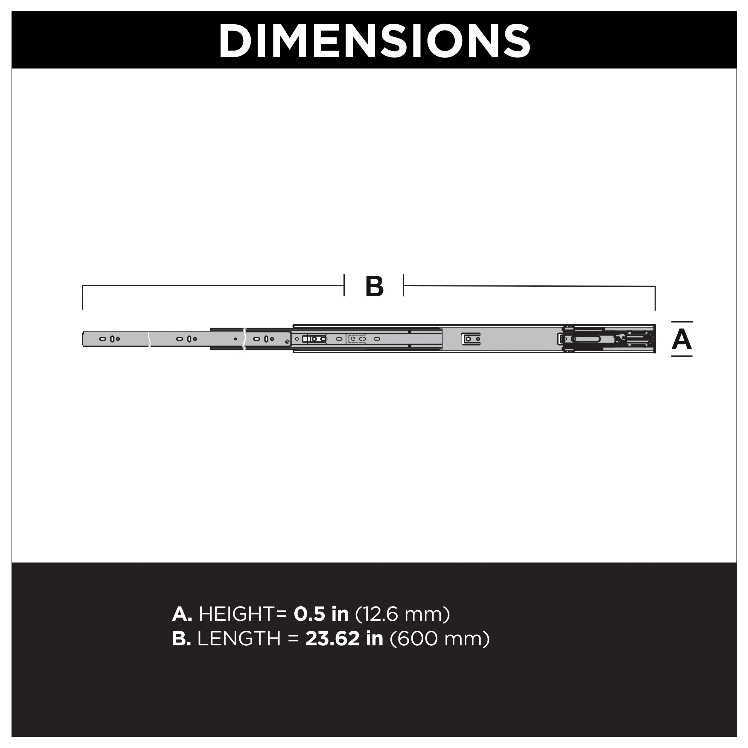 RELIABILT D94224W-ZP-W Drawer-Slides - View #4