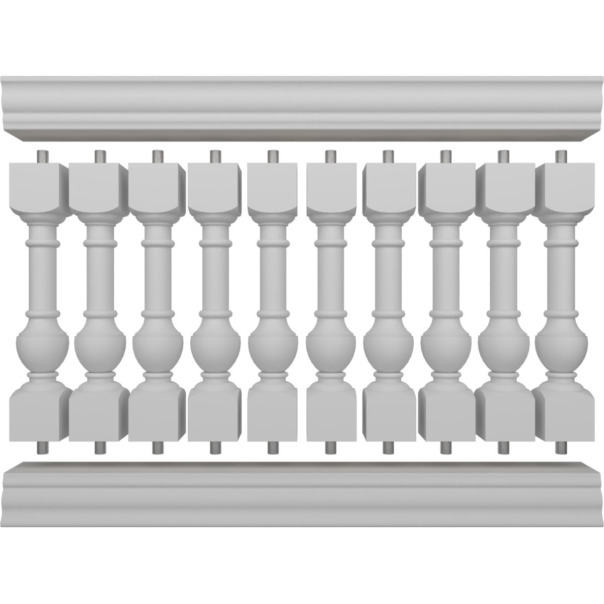 Ekena Millwork BALK42X060YOA railings - View #5