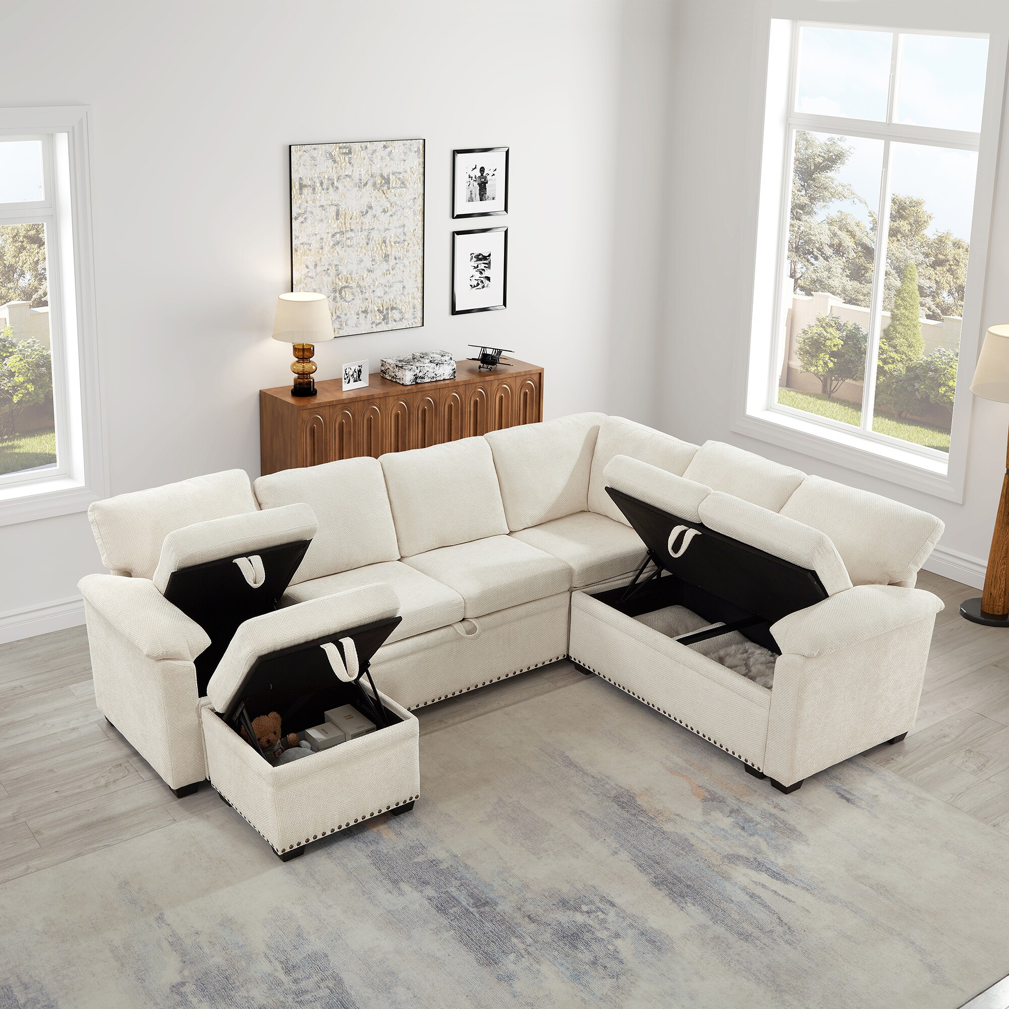 SINOFURN SYA020304BG Sofas-Loveseats - View #7